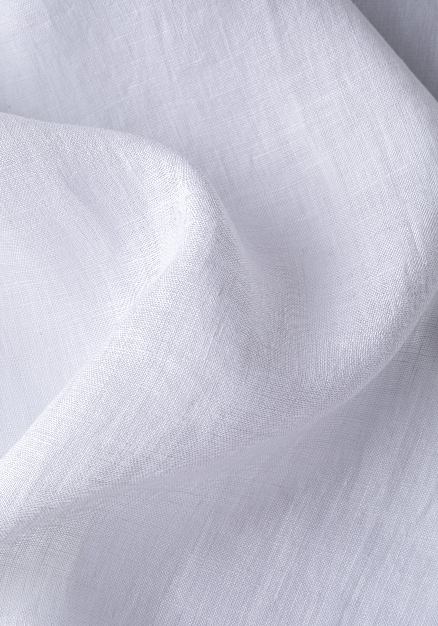Cloud White Belgian Linen Shirt