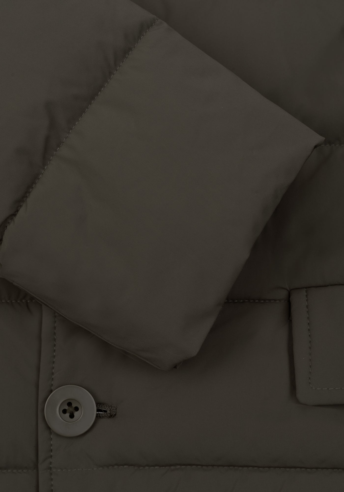 Fossil Olive Padded Polyamide Jacket