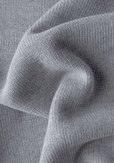 Mist Grey Heavy Knitted Cardigan