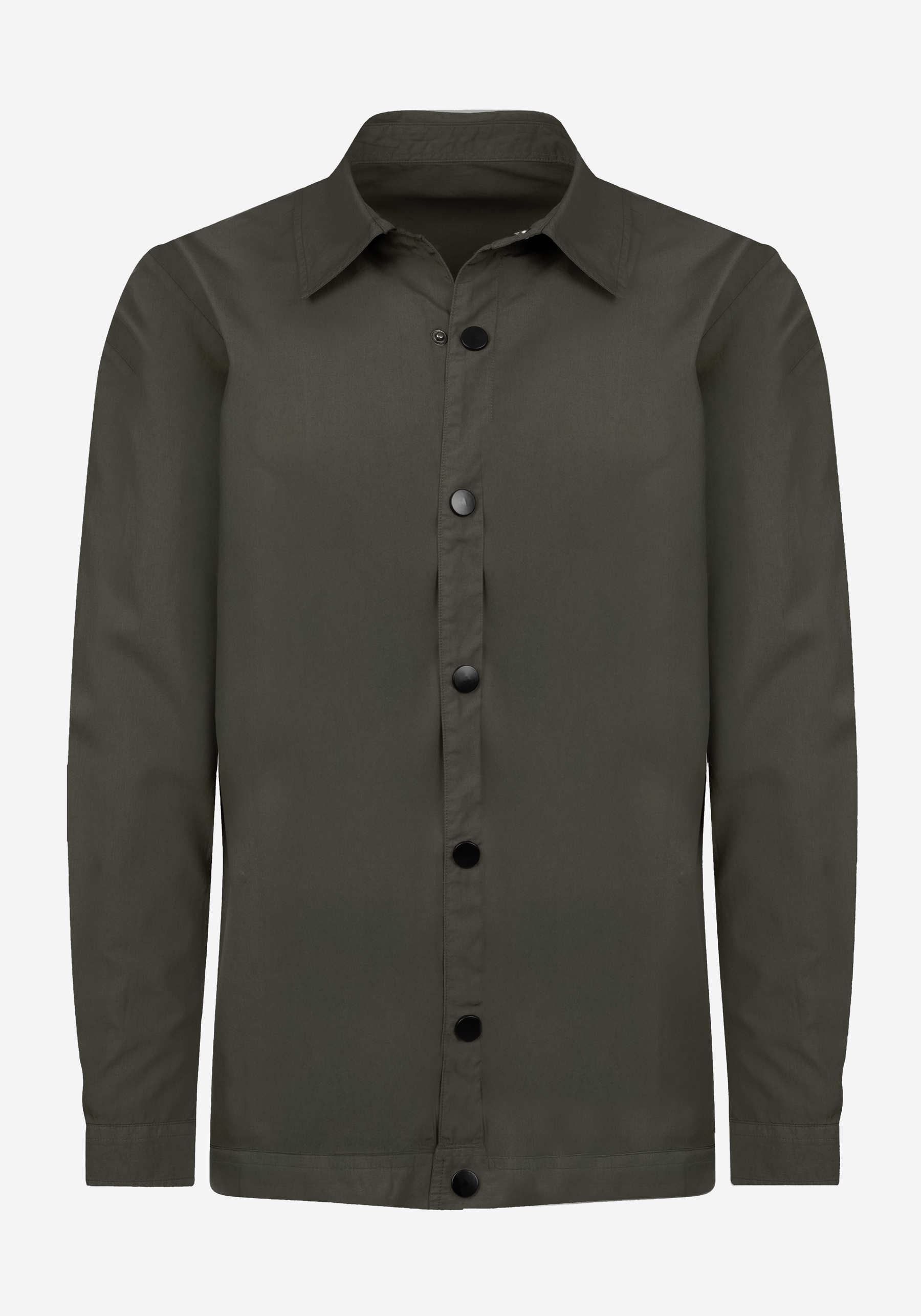 Shadow Olive Paper Touch Overshirt