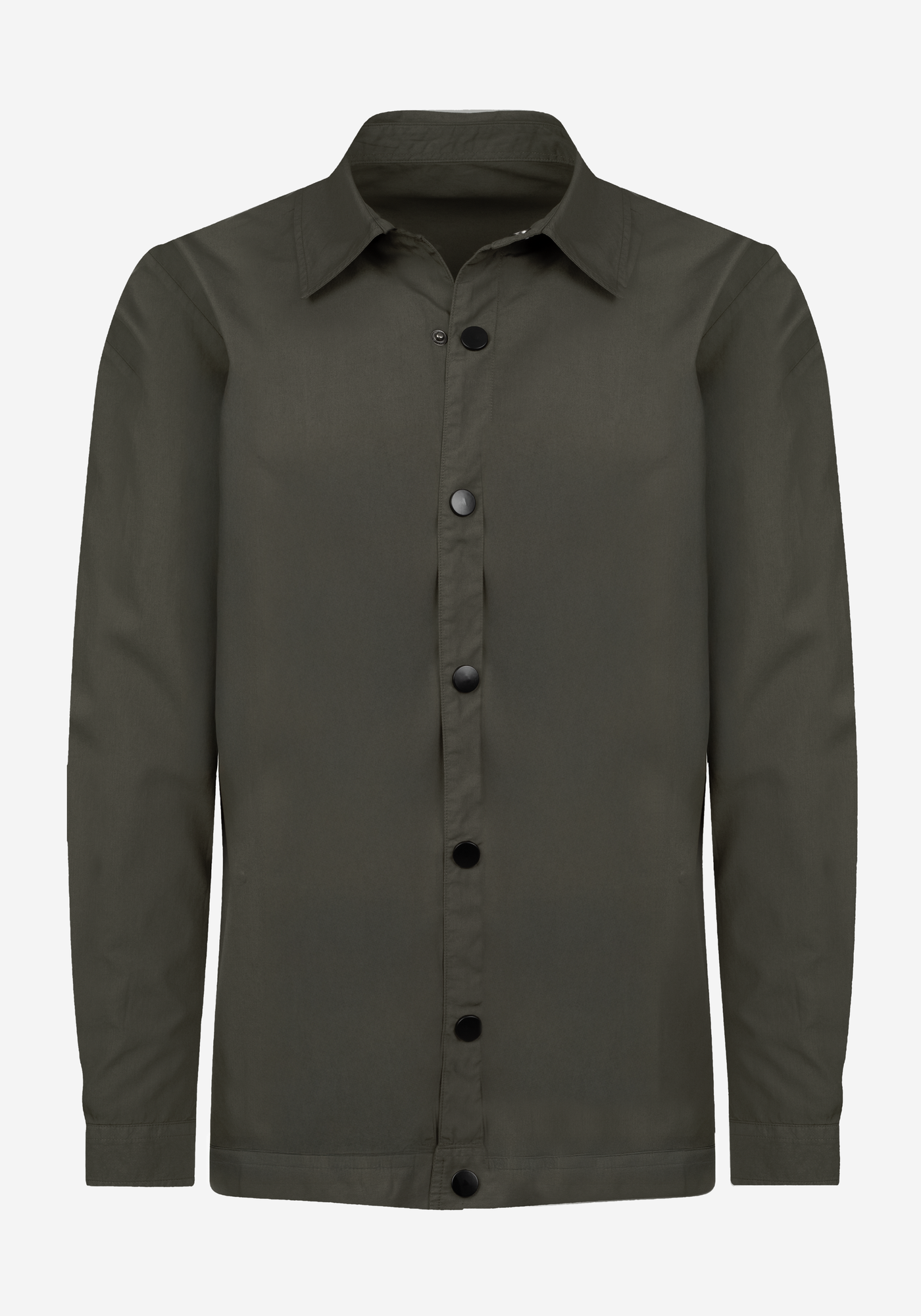Shadow Olive Paper Touch Overshirt