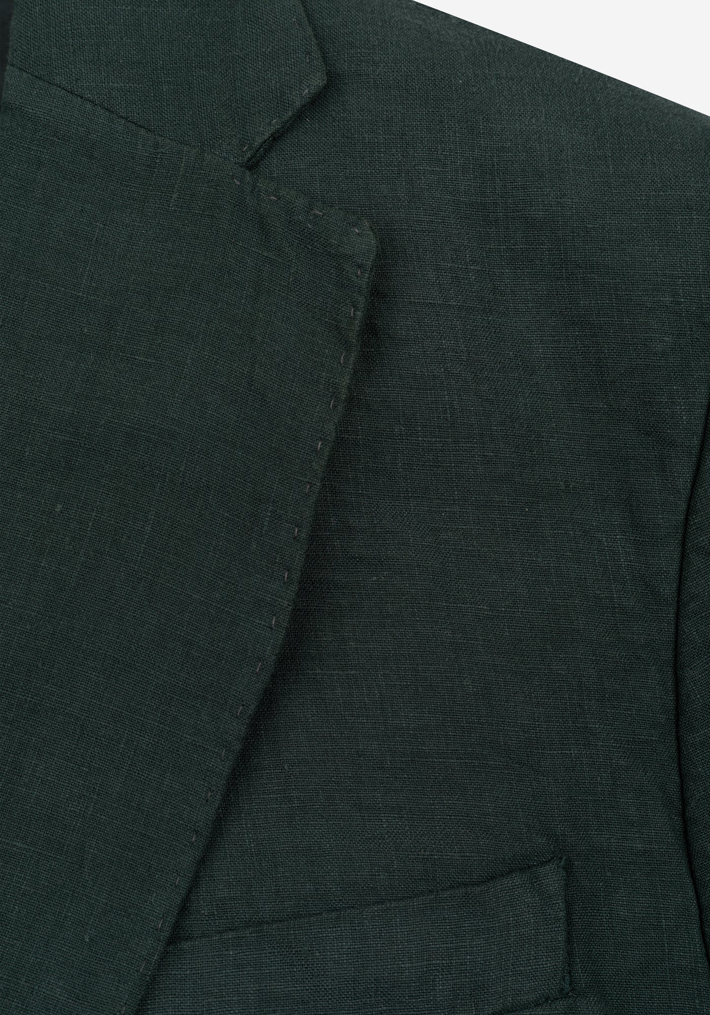Hunter Green Pure Linen Blazer