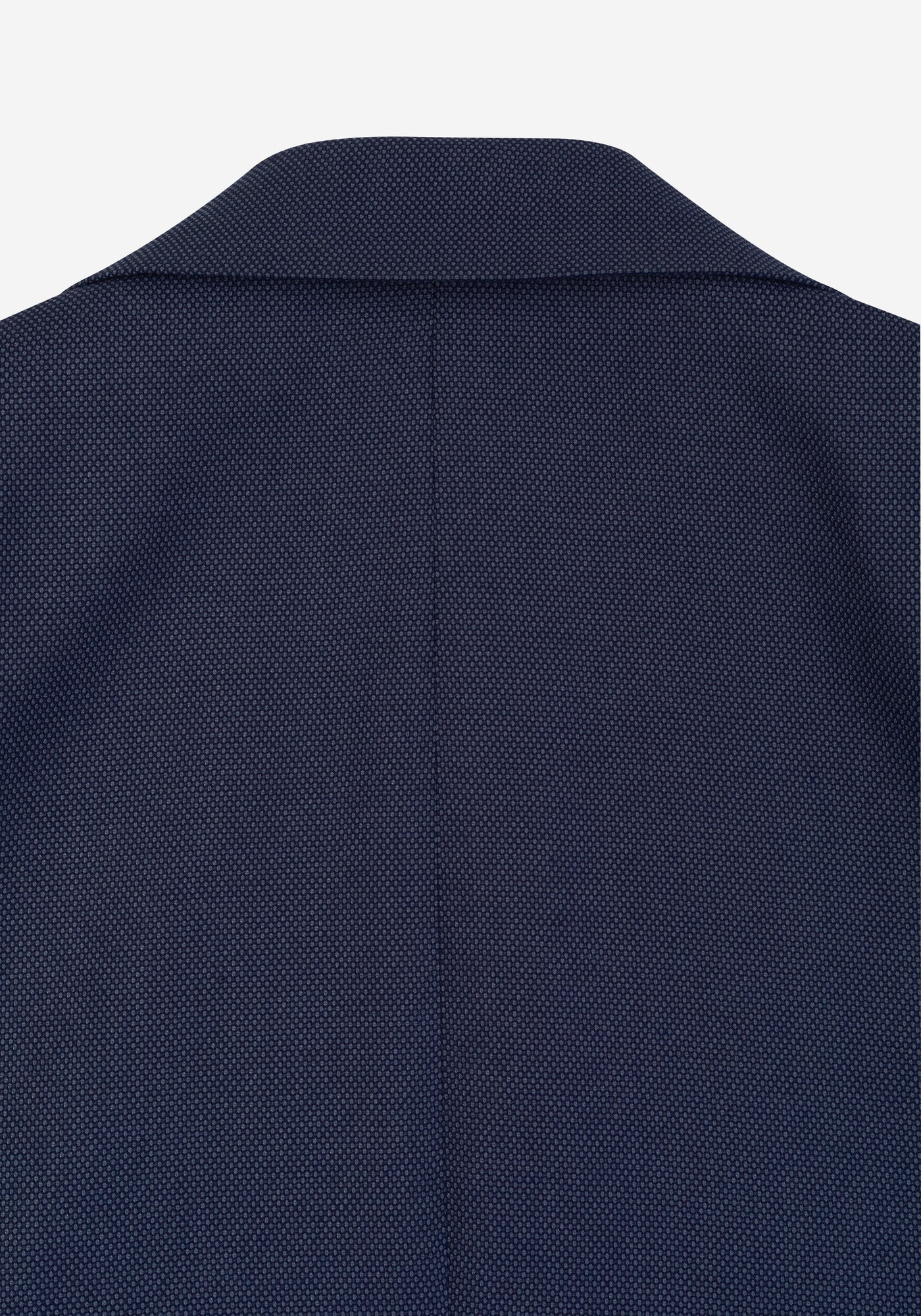 Atlantic Navy Dotted Poly Suit