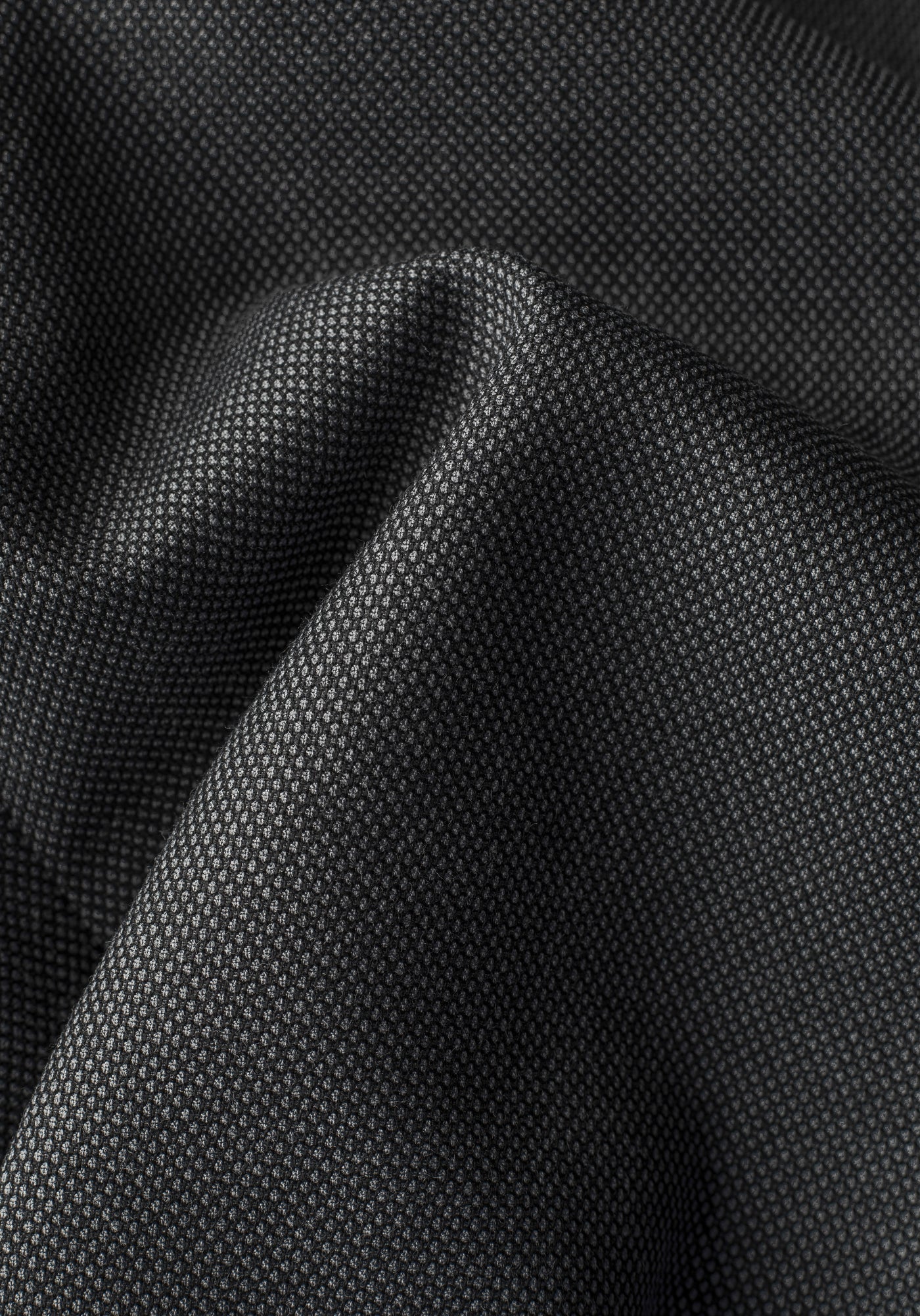 Graphite Grey Dotted Poly Suit
