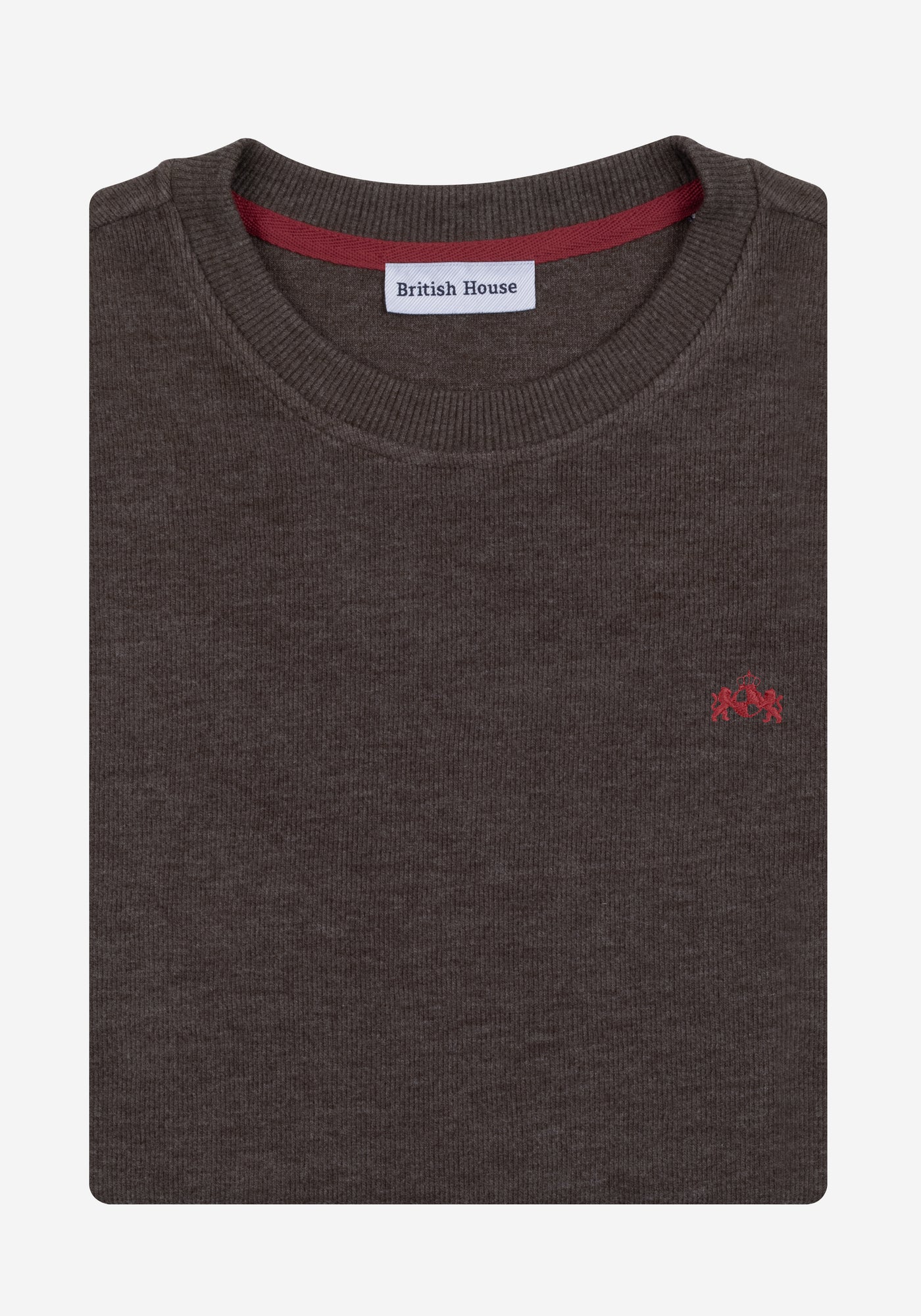 Oak Brown Cotton Sweatshirt