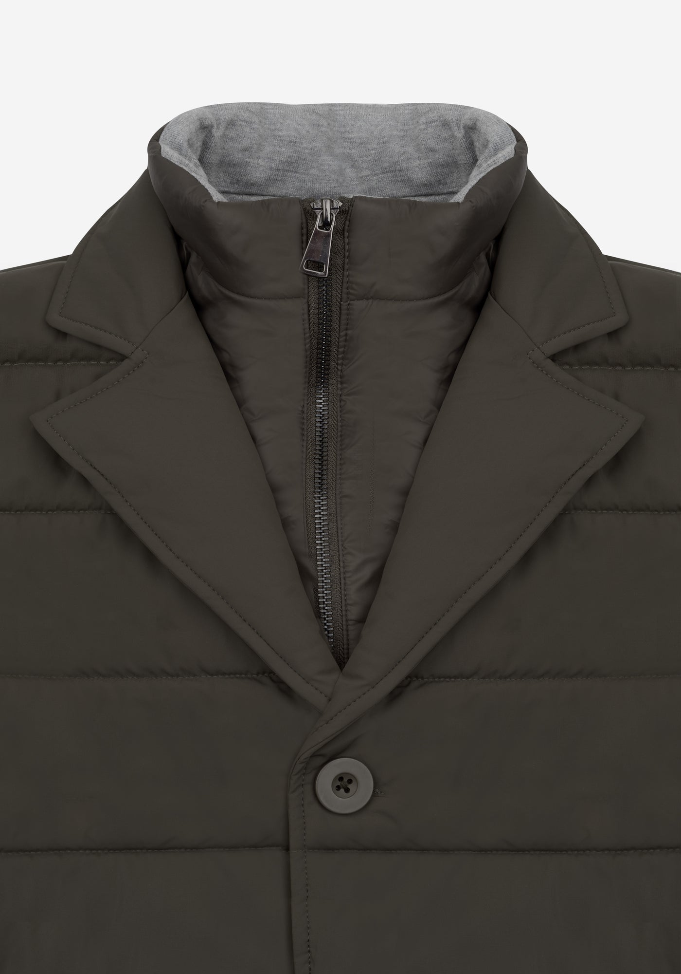 Fossil Olive Padded Polyamide Jacket
