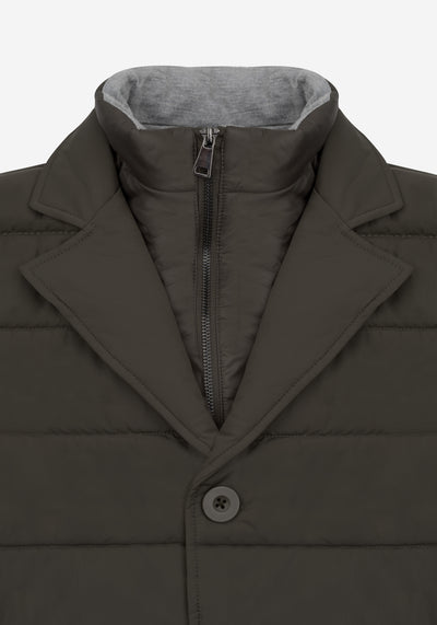 Fossil Olive Padded Polyamide Jacket