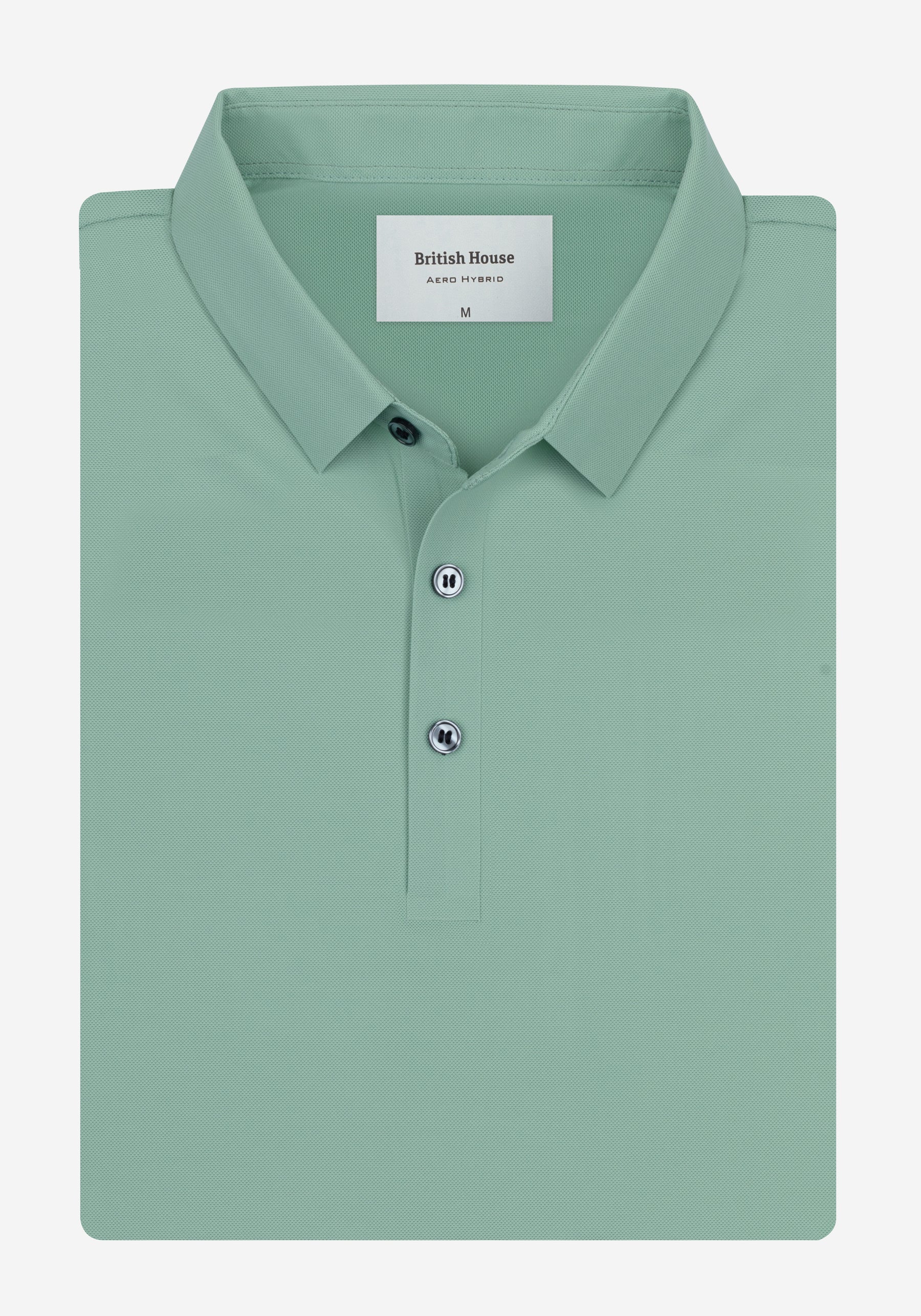 Celadon Mint Aero-Hybrid Polo Shirt
