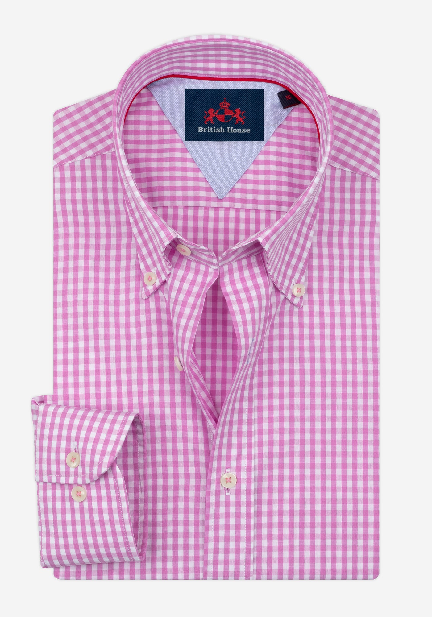 Windsor Pink Checked Poplin Shirt