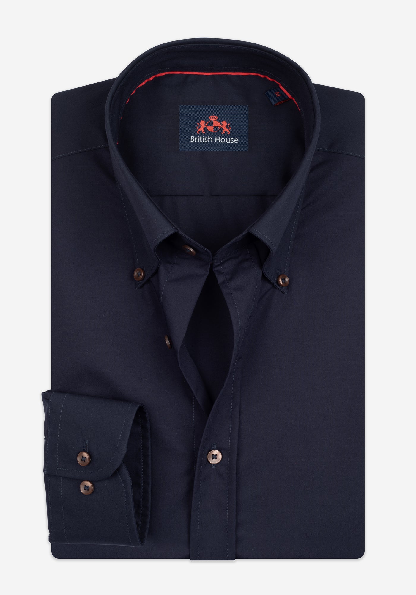 Pure Navy Poplin Shirt