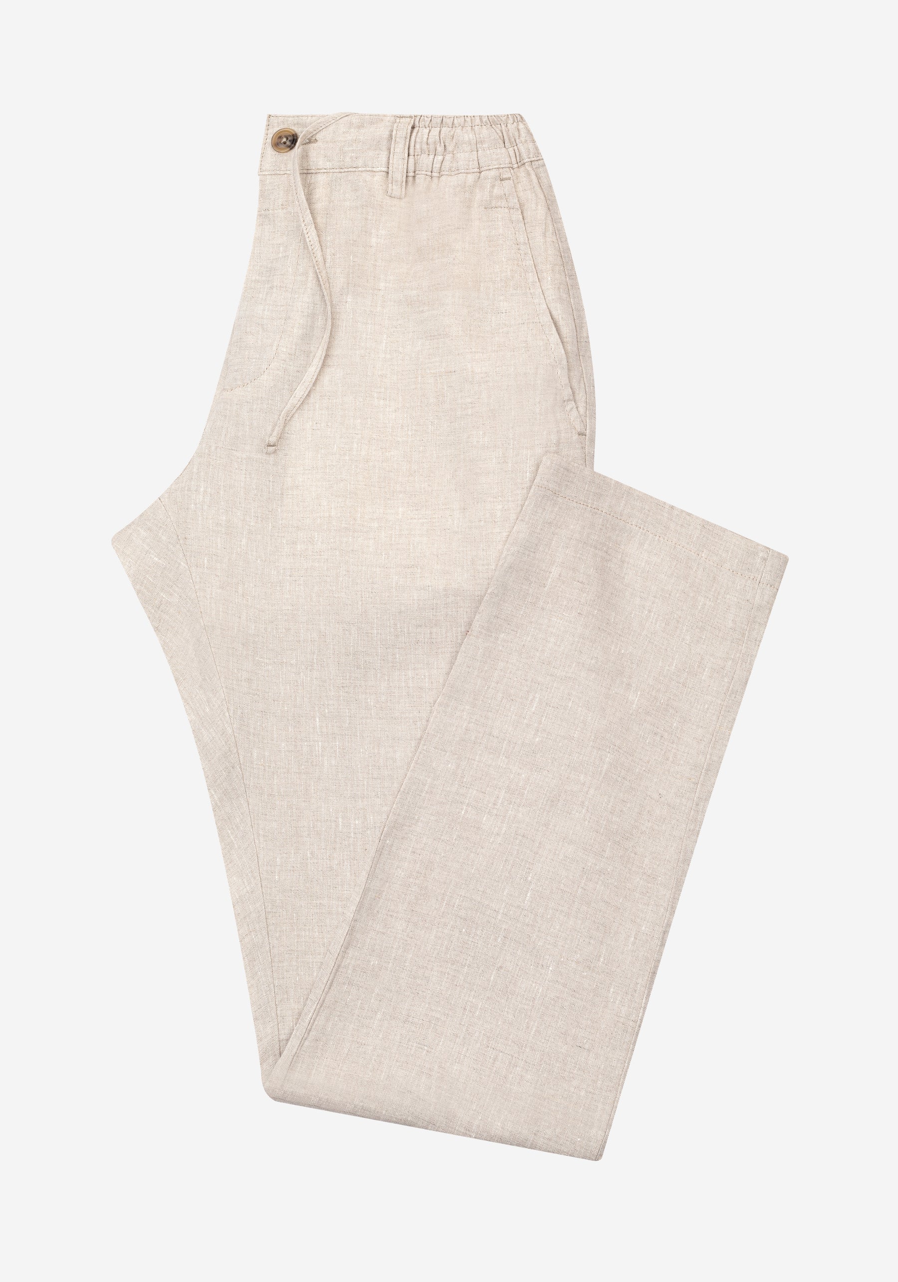 Hay Beige Soléa Pure Linen Pants