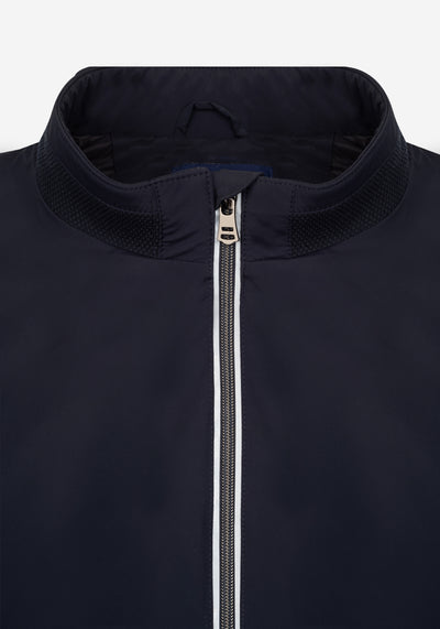 Metallic Navy Polyamide Vest