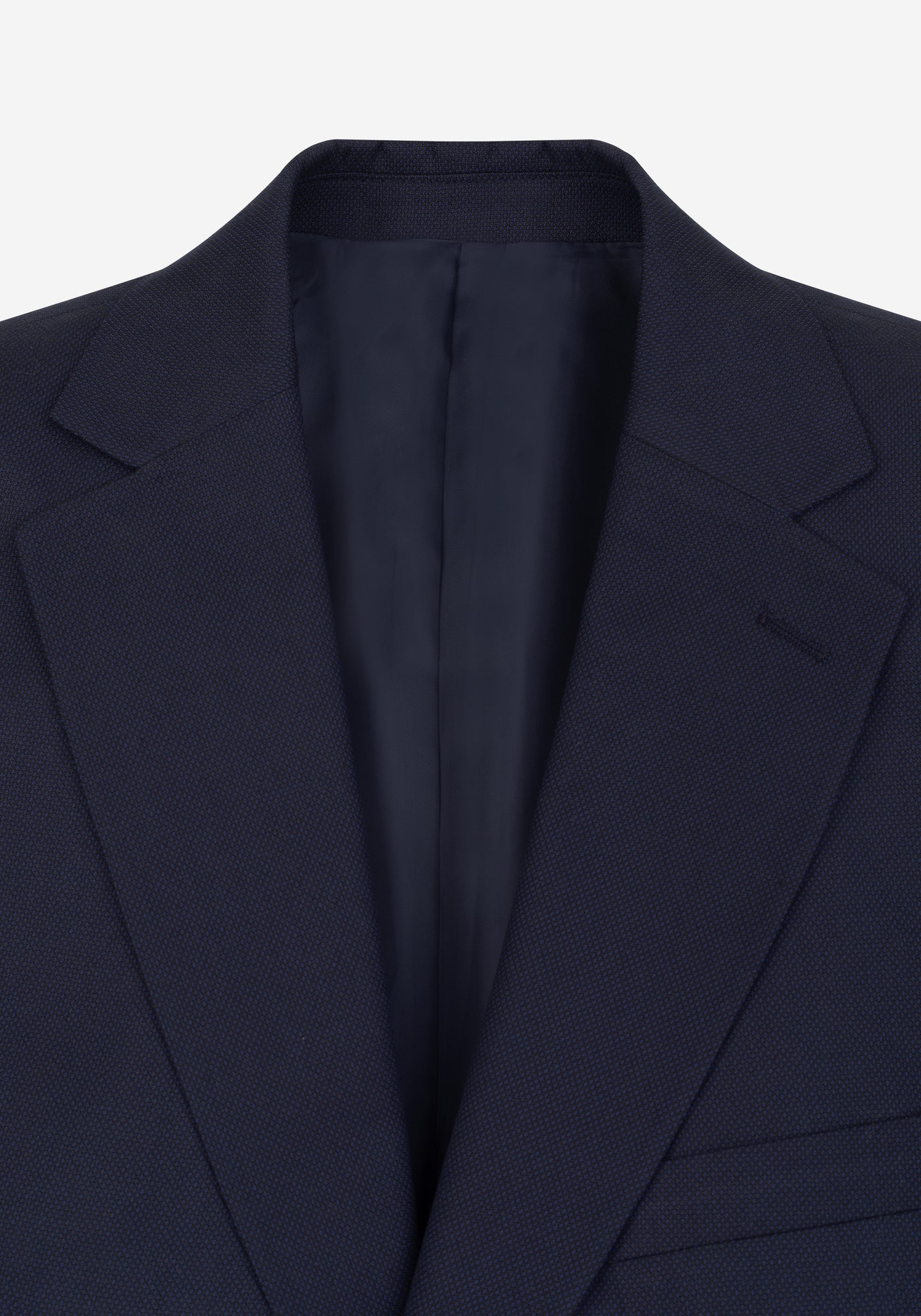 Nocturne Navy Dotted Poly Suit