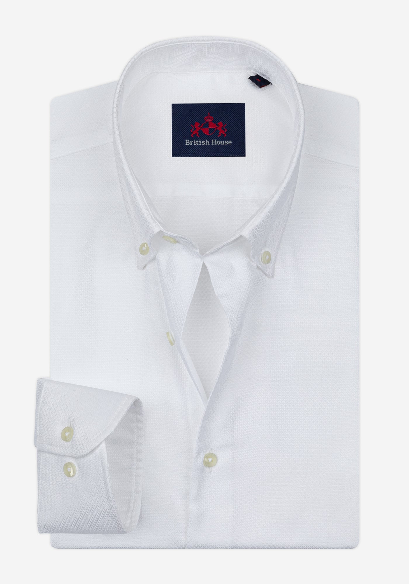 Imperial White Dobby Shirt