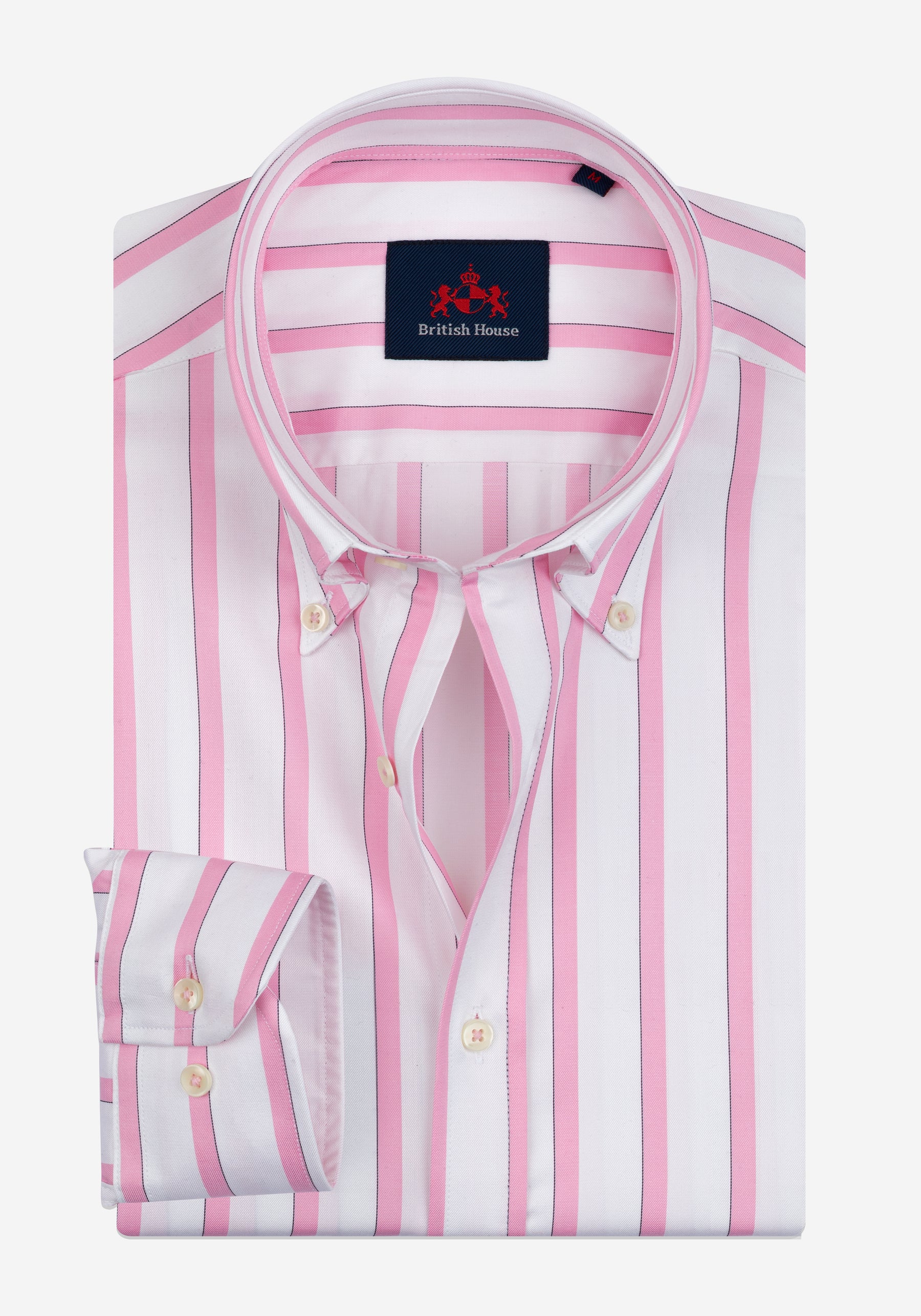 Powder Rose Stripe Signature Twill Shirt