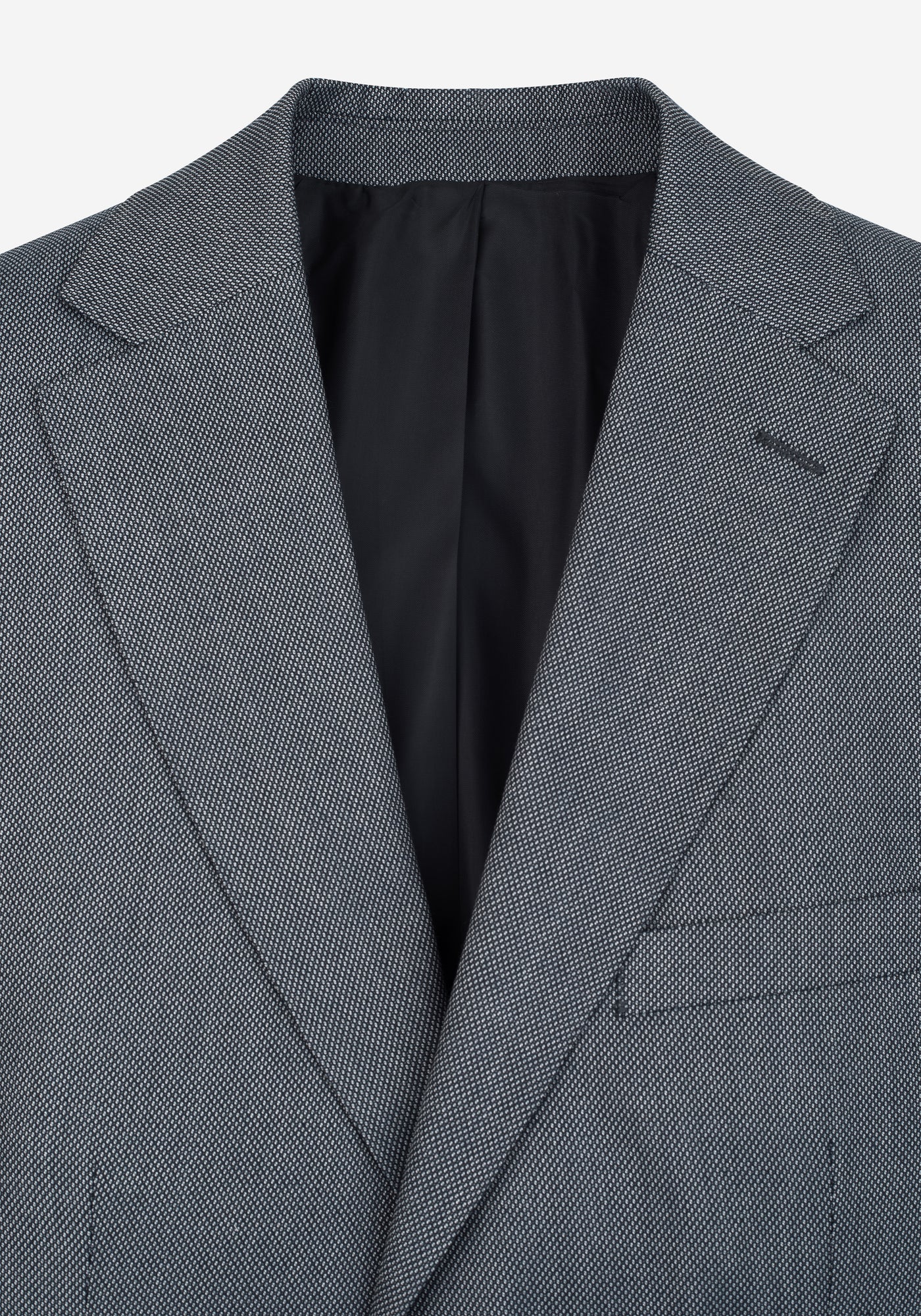 Arctic Grey Dotted Poly Suit