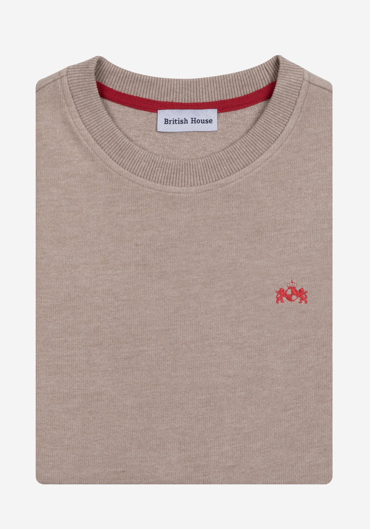 Fawn Beige Cotton Sweatshirt