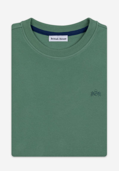 Cactus Green Cotton Sweatshirt