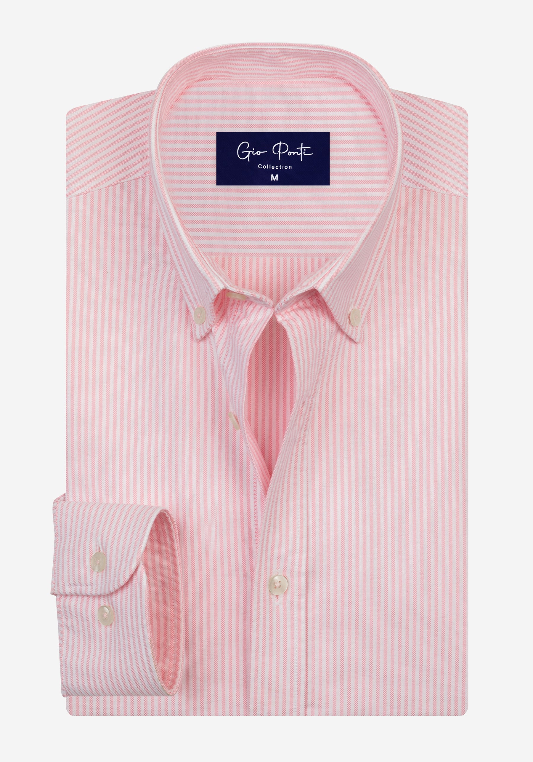 Lotus Pink Stripe Oxford Shirt