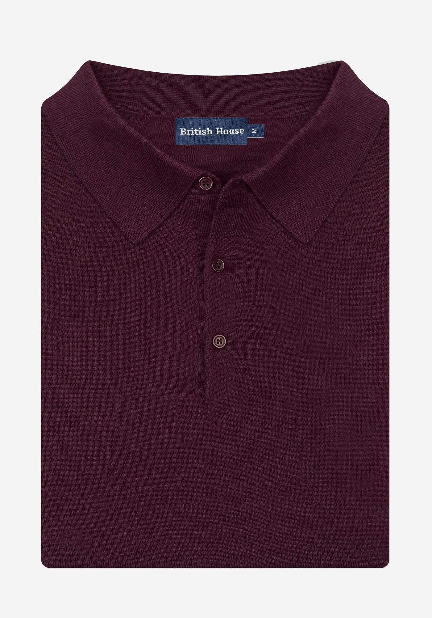 Claret Burgundy Merino Wool Blend Pullover