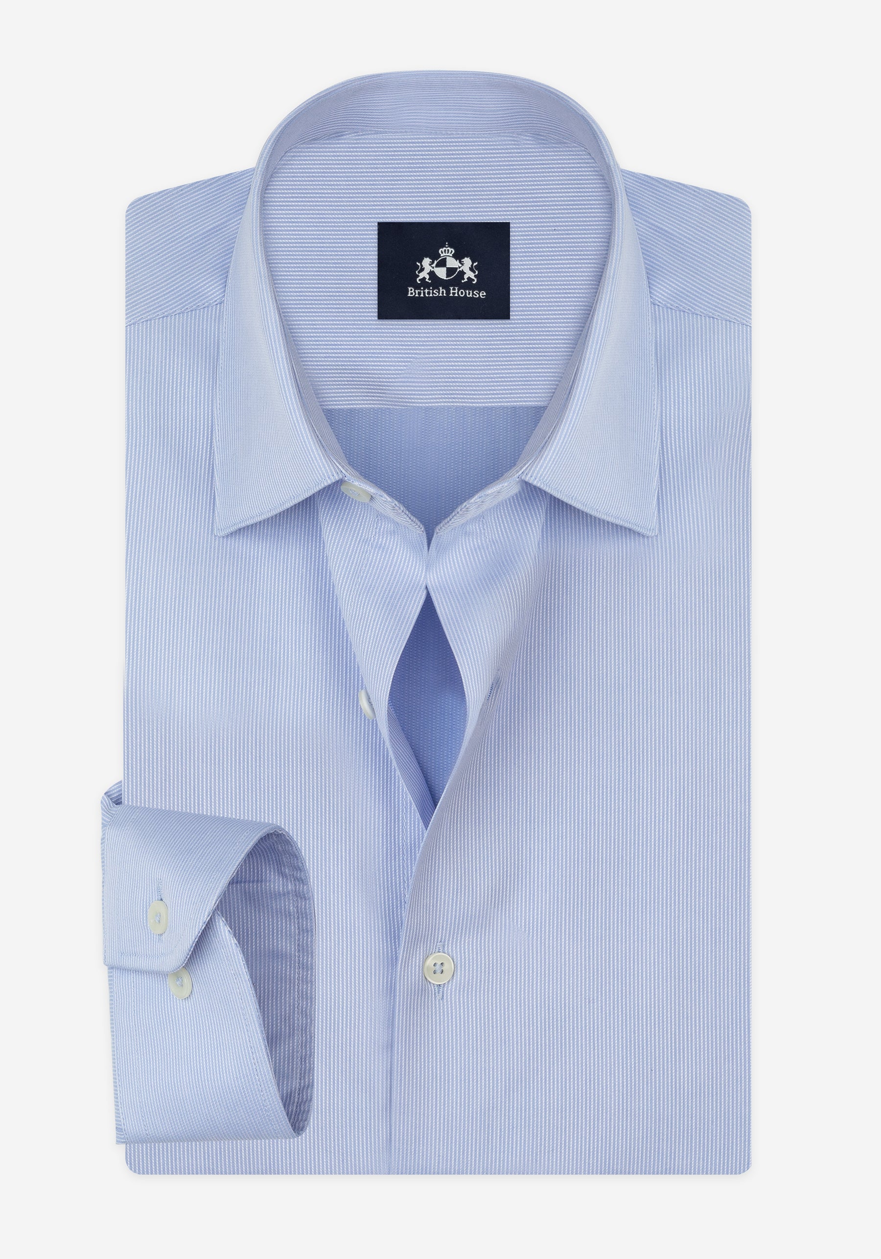 Air Blue Stripe Piqué Shirt