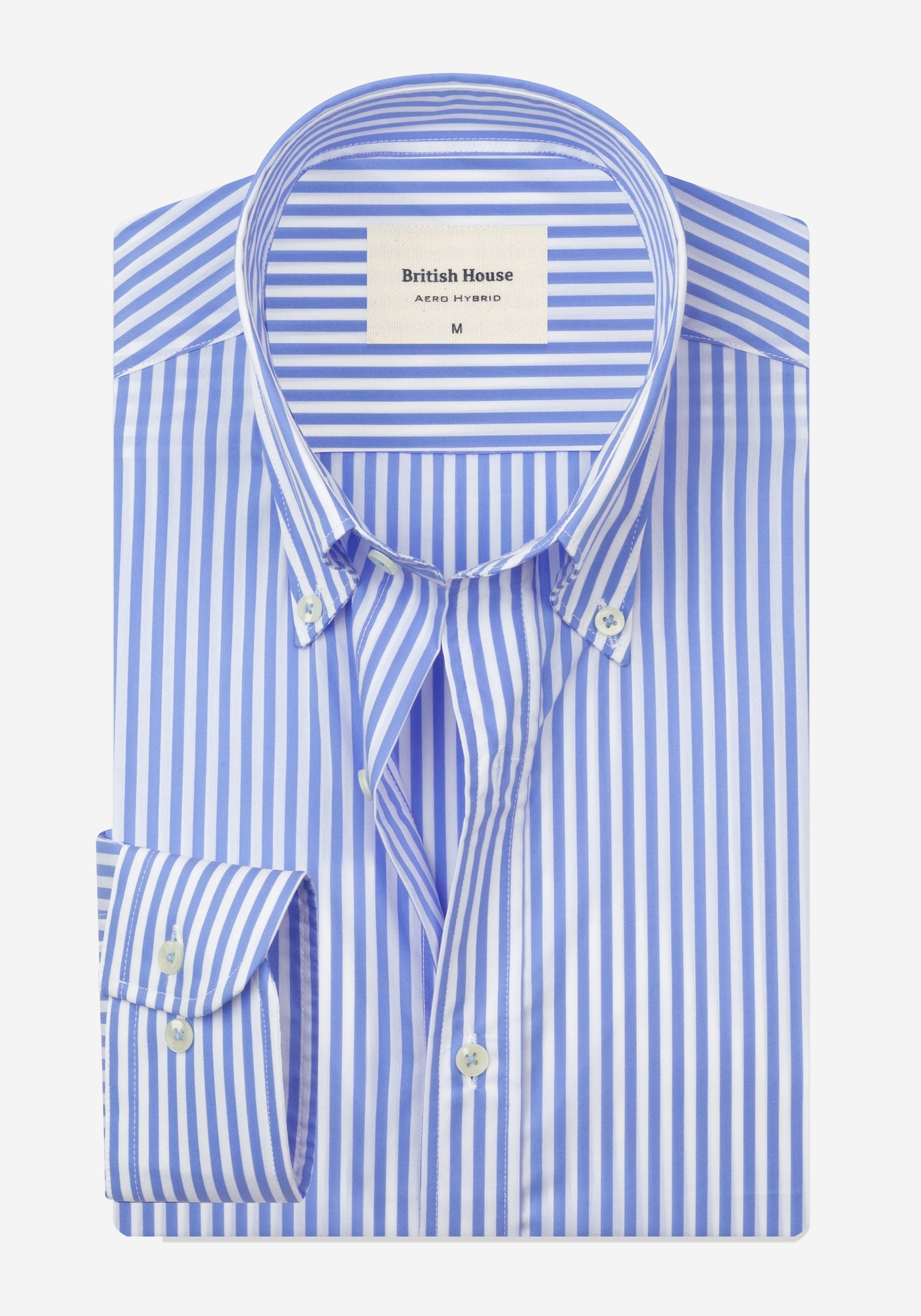 Cornflower Blue Stripe Aero-Hybrid Shirt