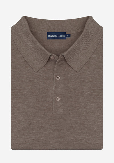 Timber Beige Merino Wool Blend Pullover