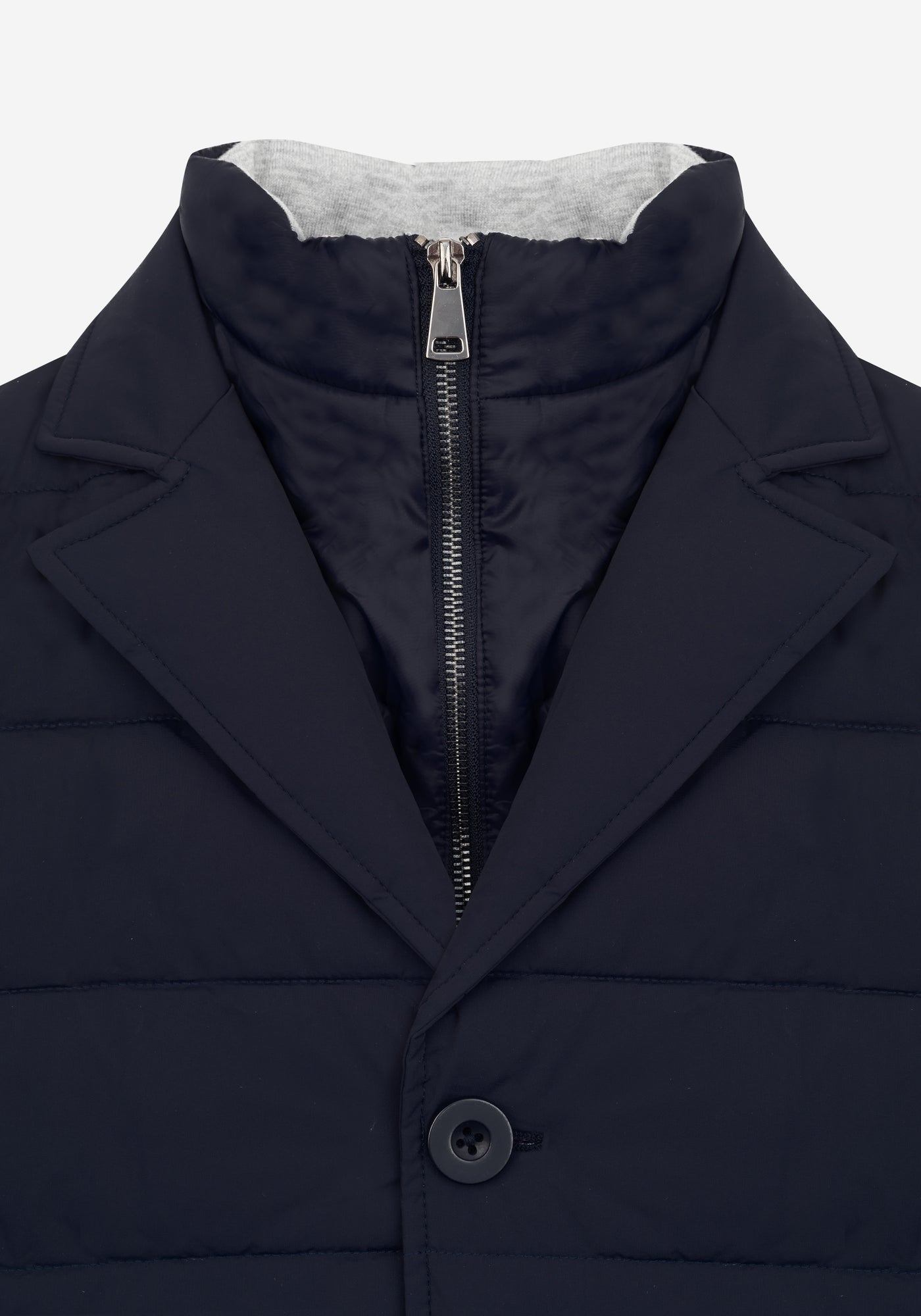 Vale Navy Padded Polyamide Jacket