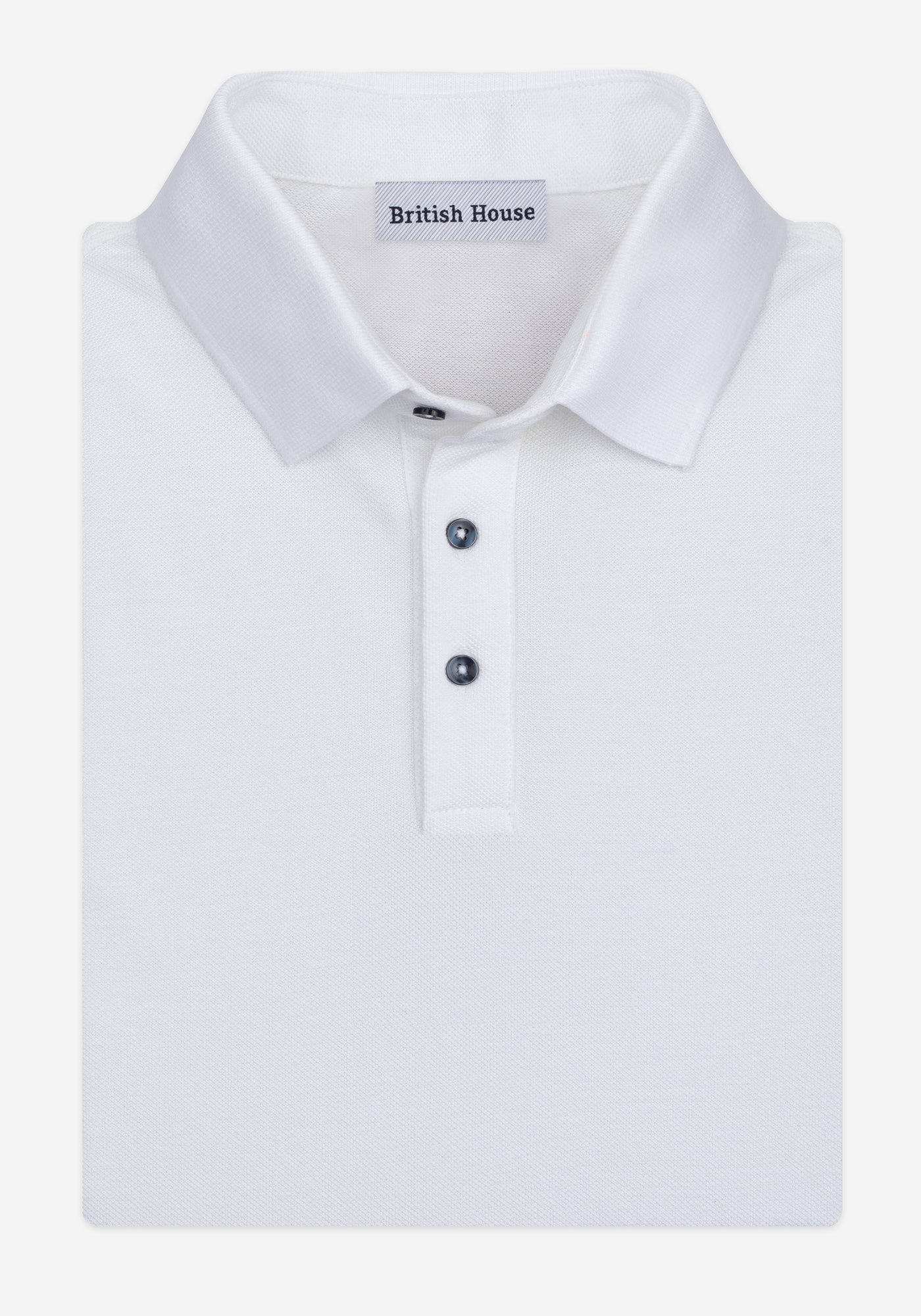 Dune White Cotton Polo Shirt