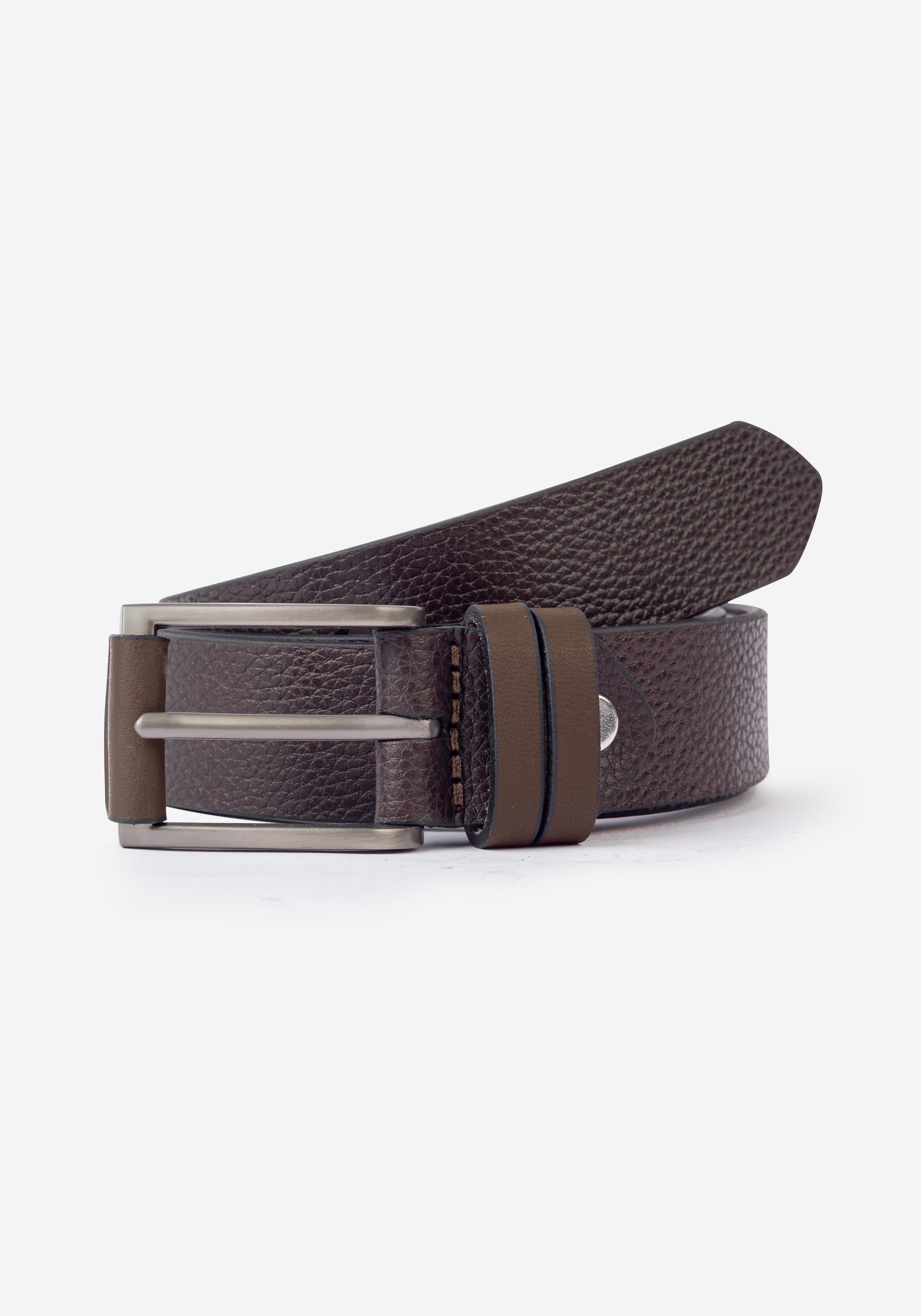 Pure Brown Leather Belt