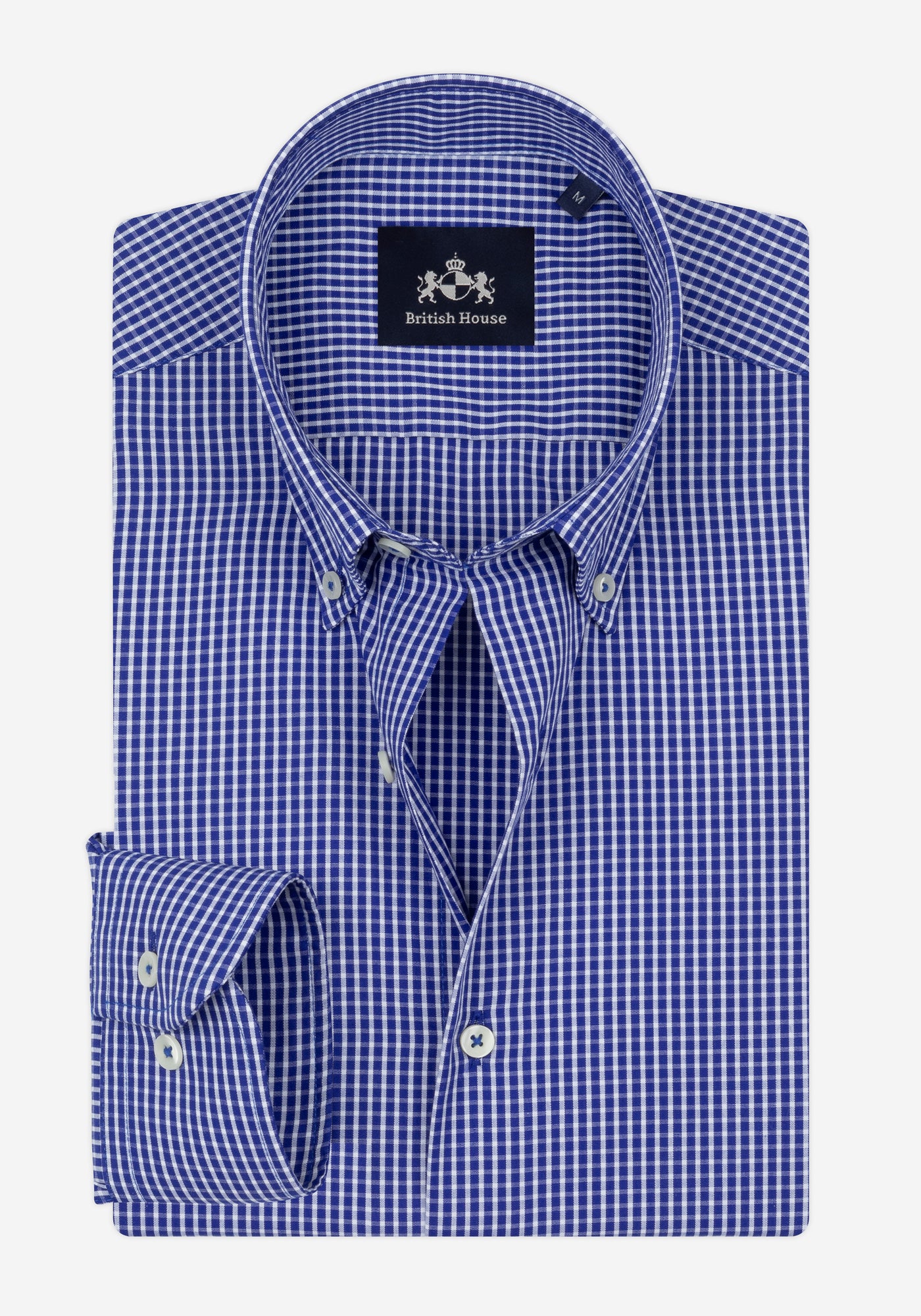 Mayfair Blue Checked Poplin Shirt