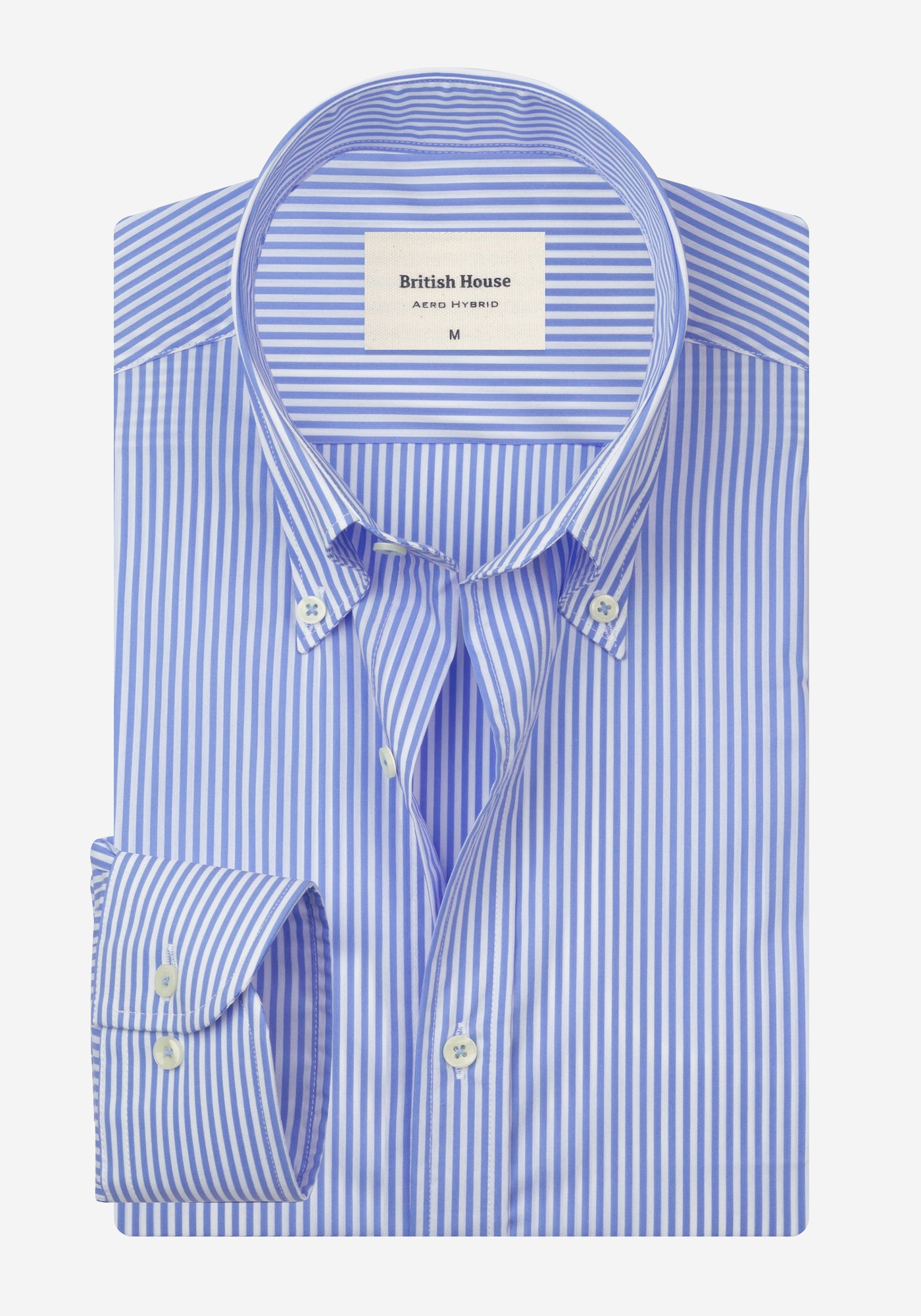Coastal Blue Stripe Aero-Hybrid Shirt