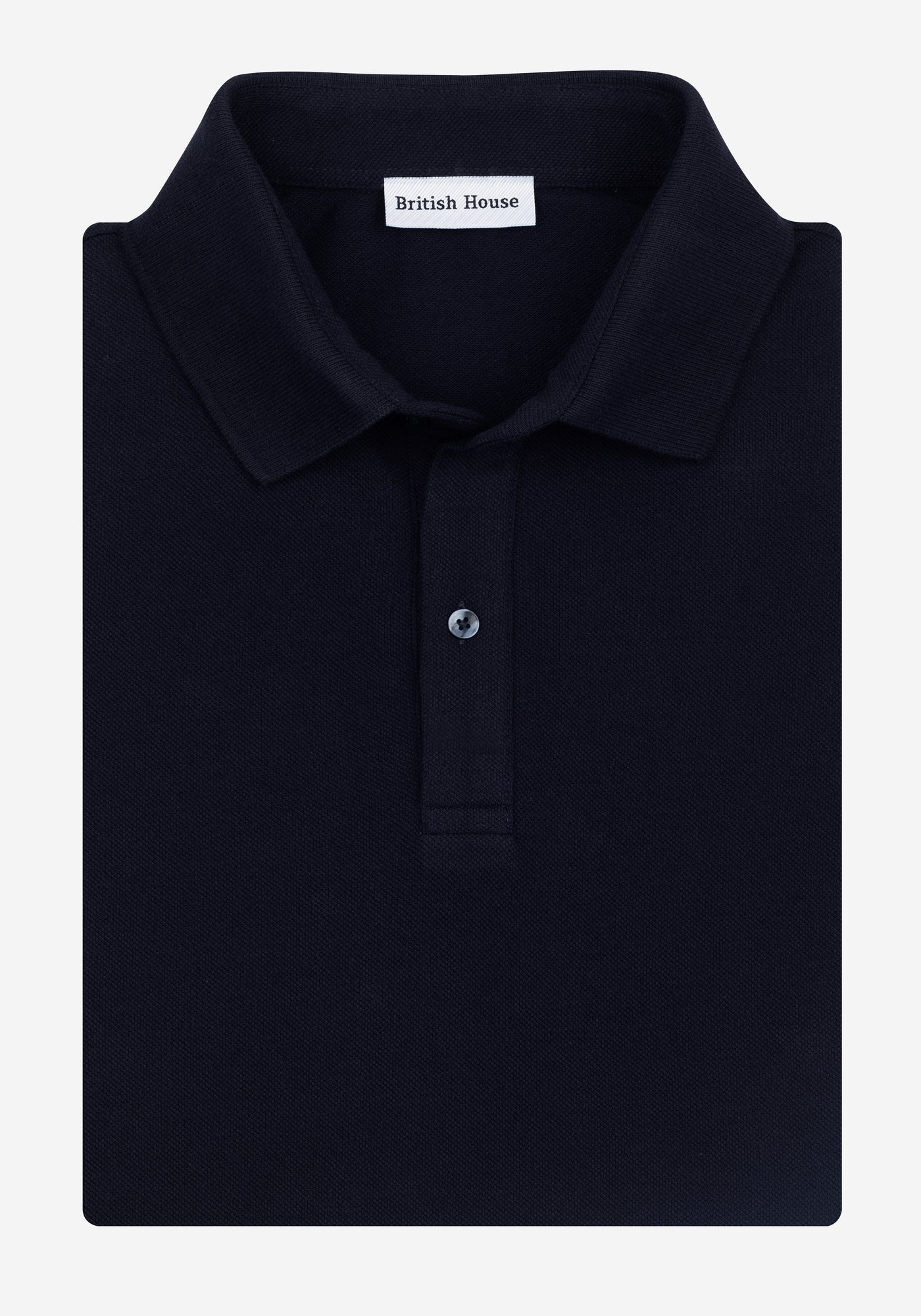 Eclipse Navy Cotton Polo Shirt