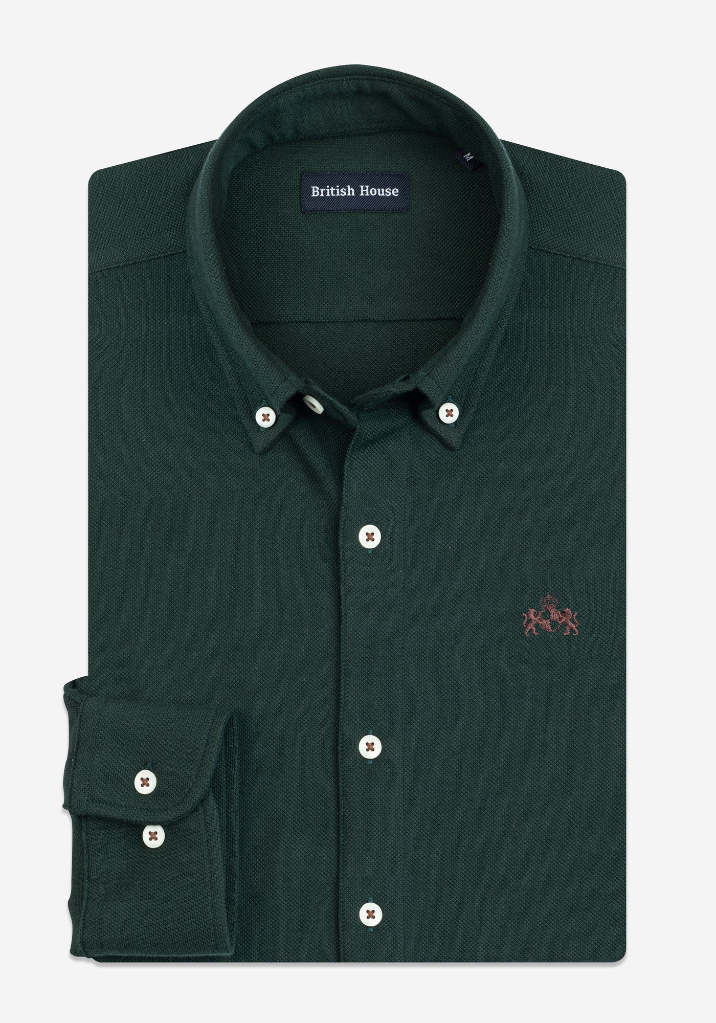 Forest Green Piqué Shirt