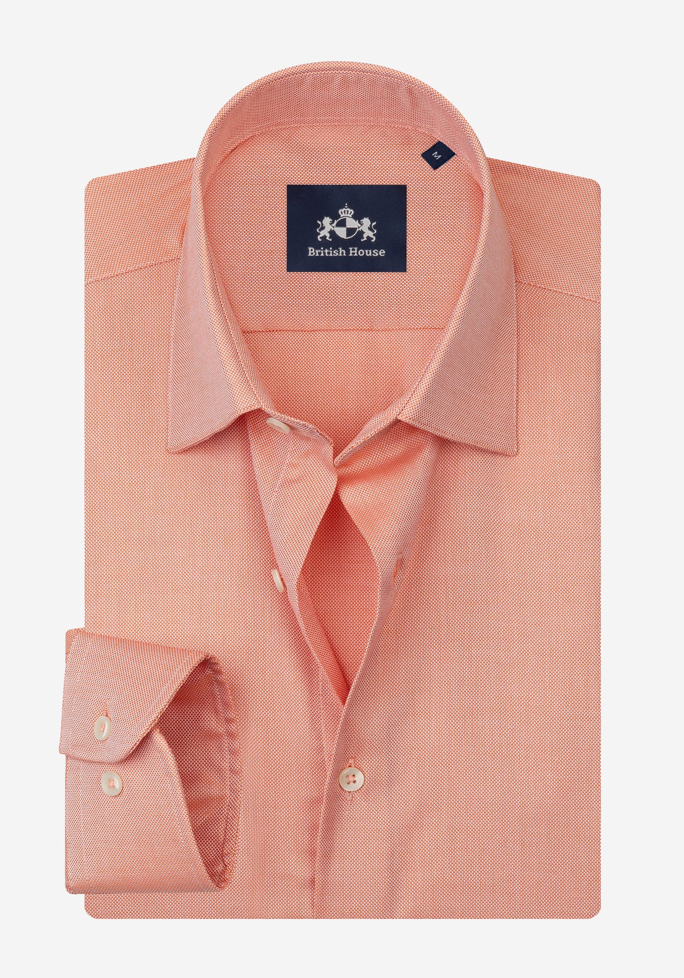 Sunset Orange Oxford Shirt