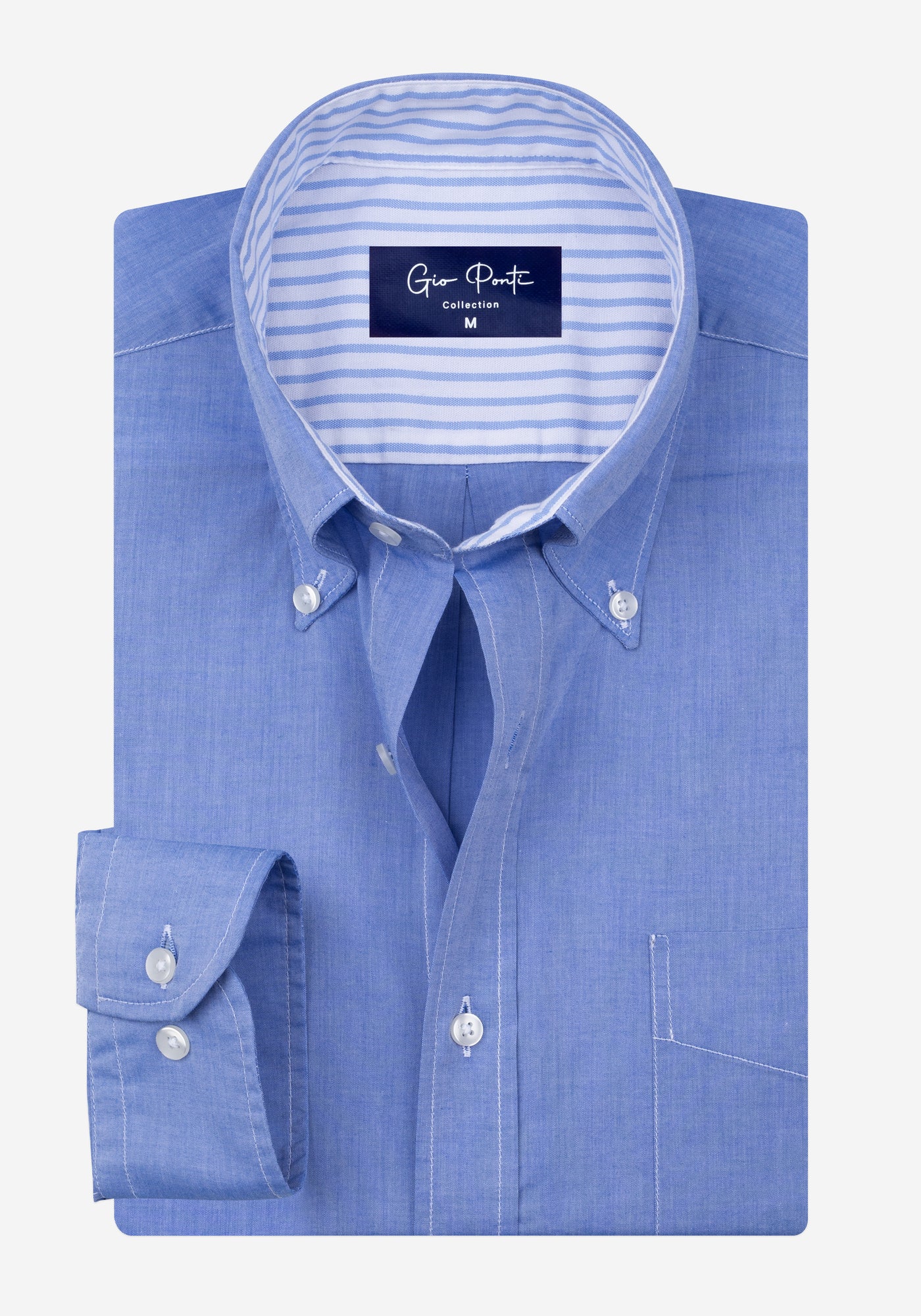 Sierra Blue Chambray Oxford Shirt
