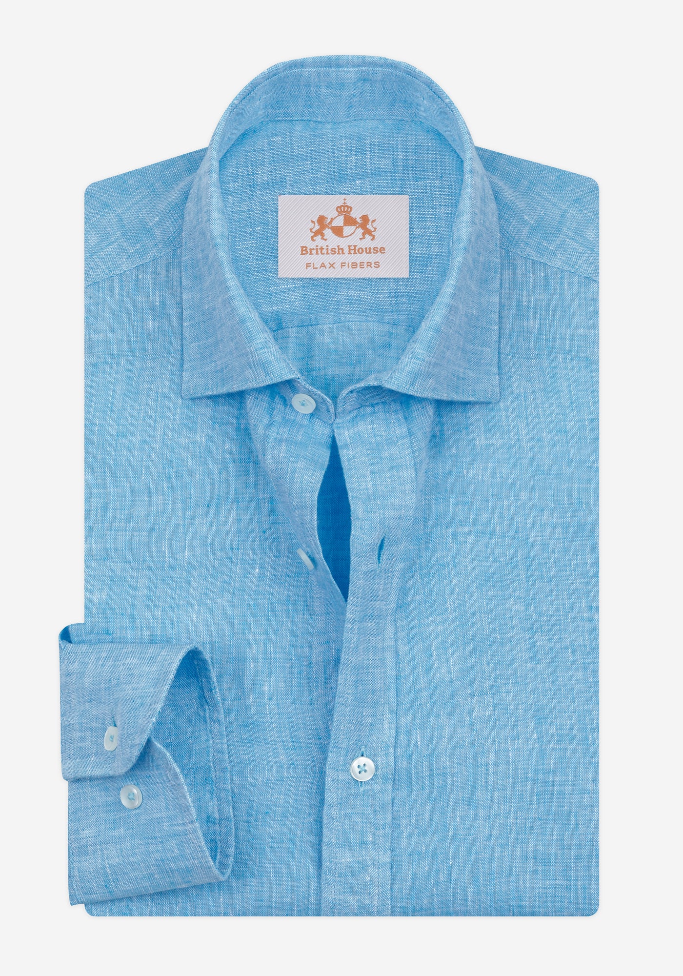 Coastal Blue Belgian Linen Shirt