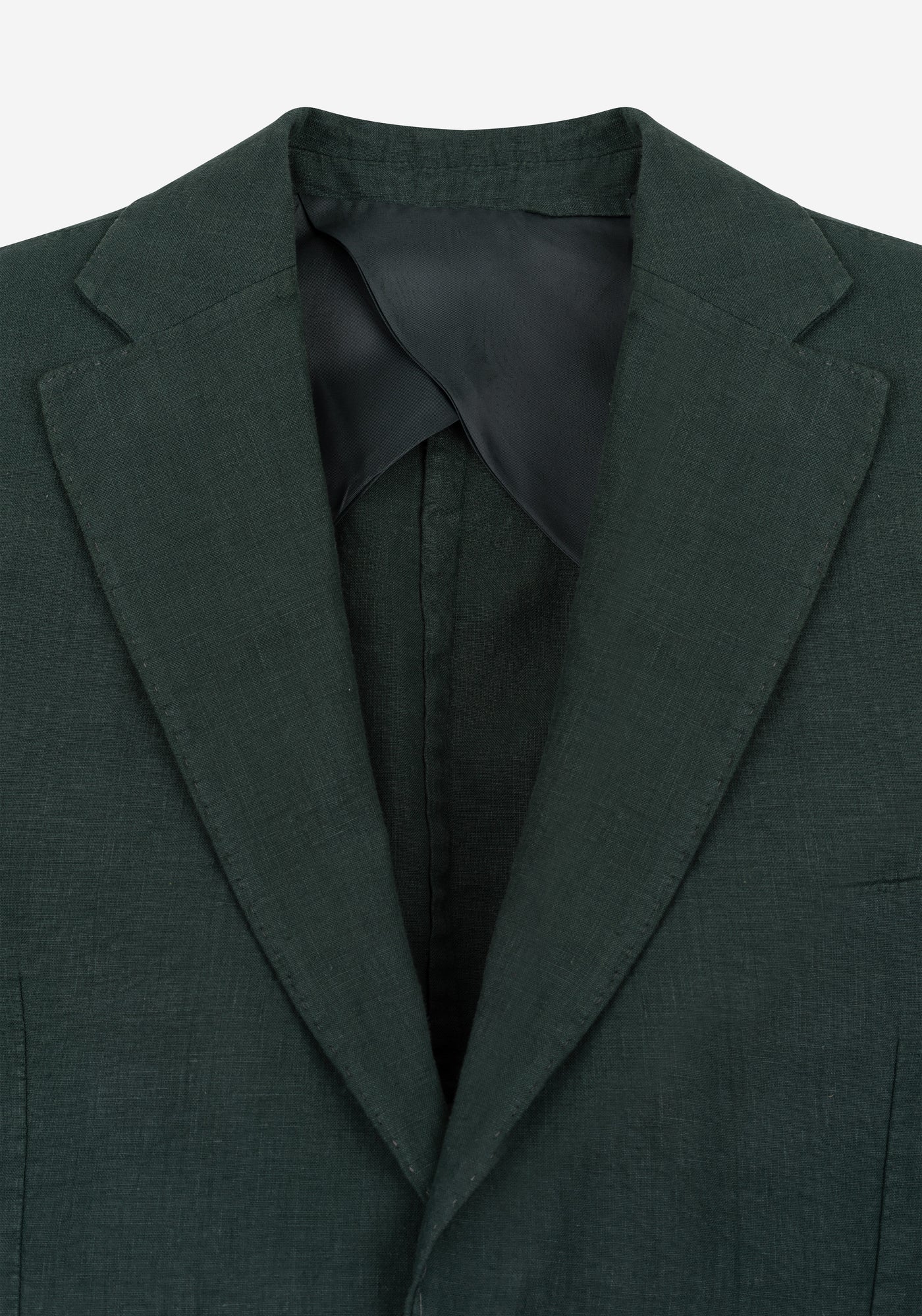 Hunter Green Pure Linen Blazer