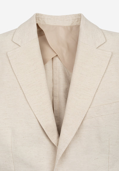 Dune Beige Linen Blend Blazer
