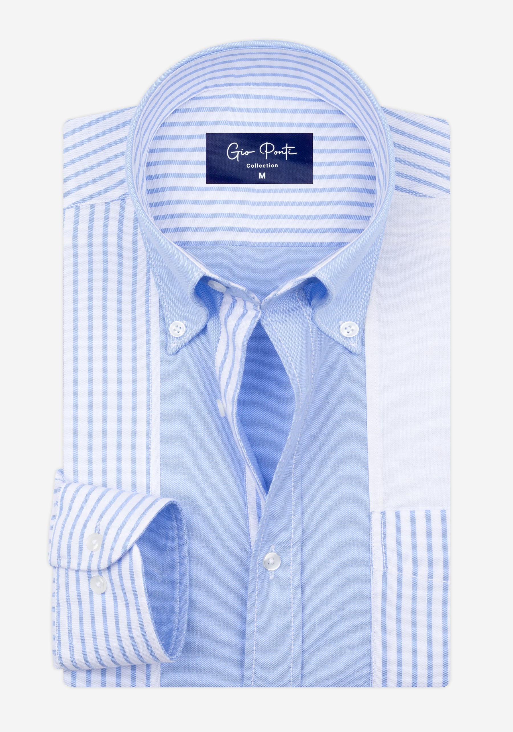 Sky Blue Tri-Tone Oxford Shirt