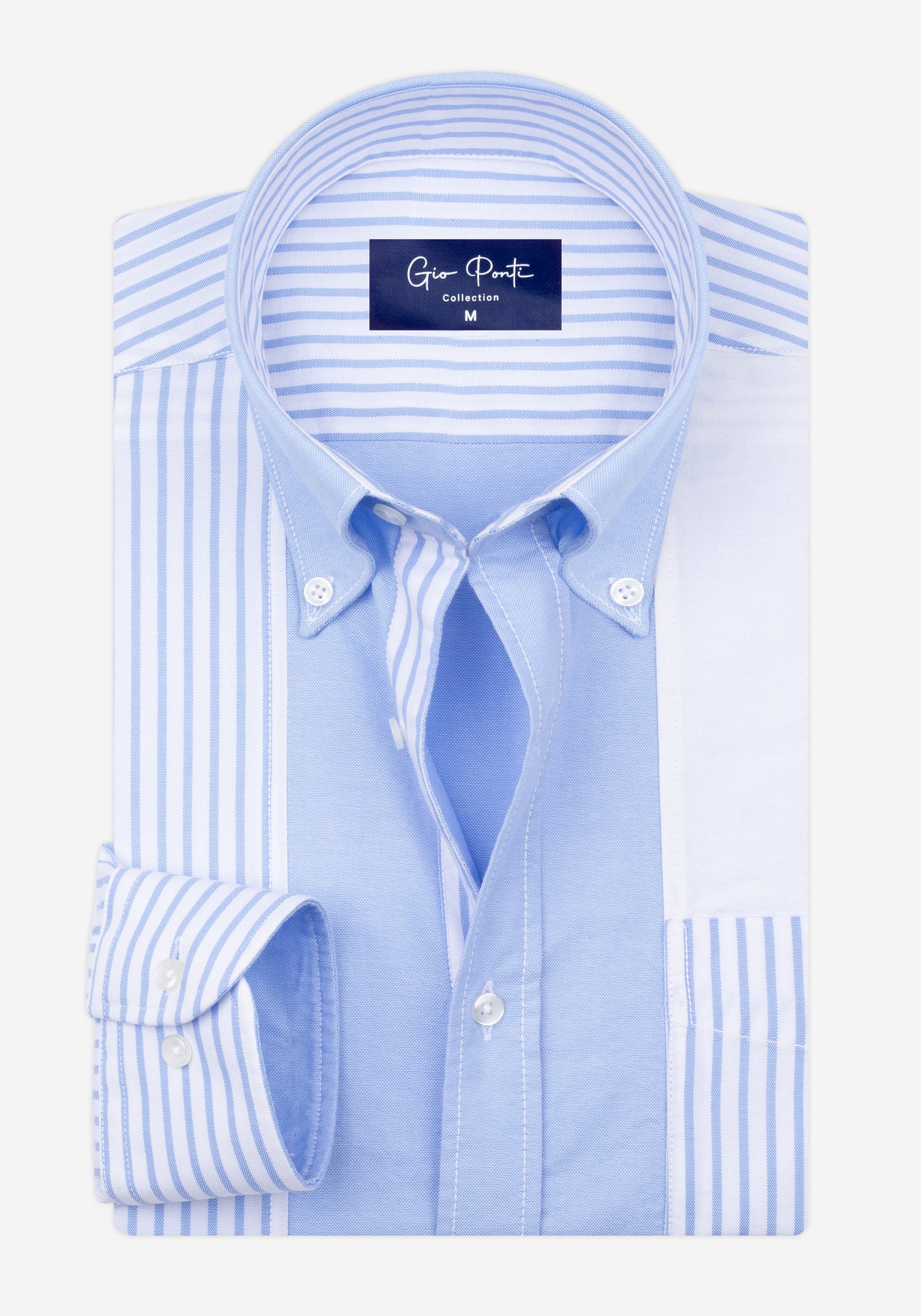 Sky Blue Tri-Tone Oxford Shirt