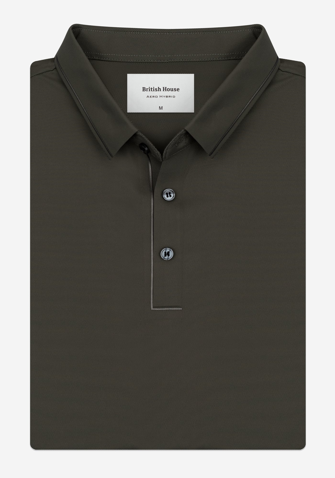 Dune Olive Aero-Hybrid Polo Shirt