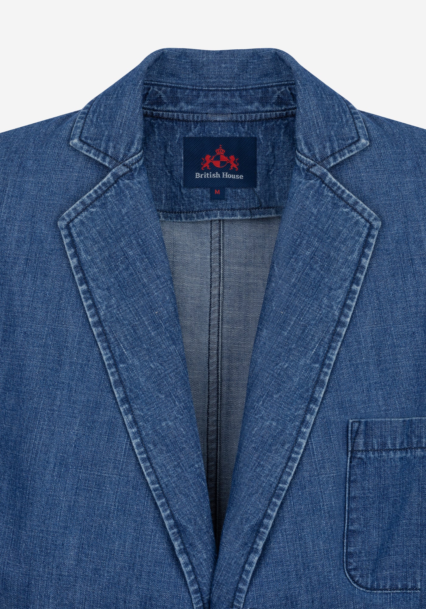 Imperial Blue Denim Blazer