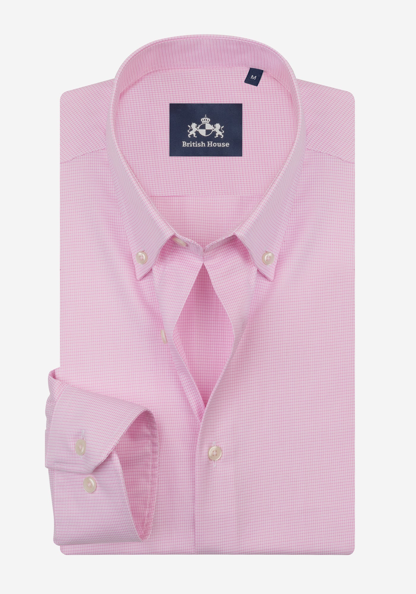 Fairy Rose Checked Mini Houndstooth Shirt