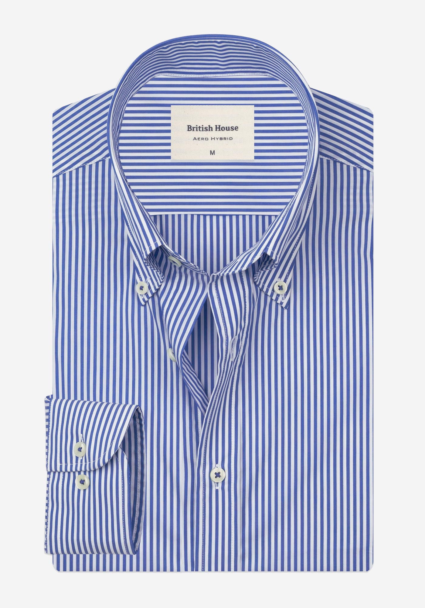 Sapphire Blue Stripe Aero-Hybrid Shirt
