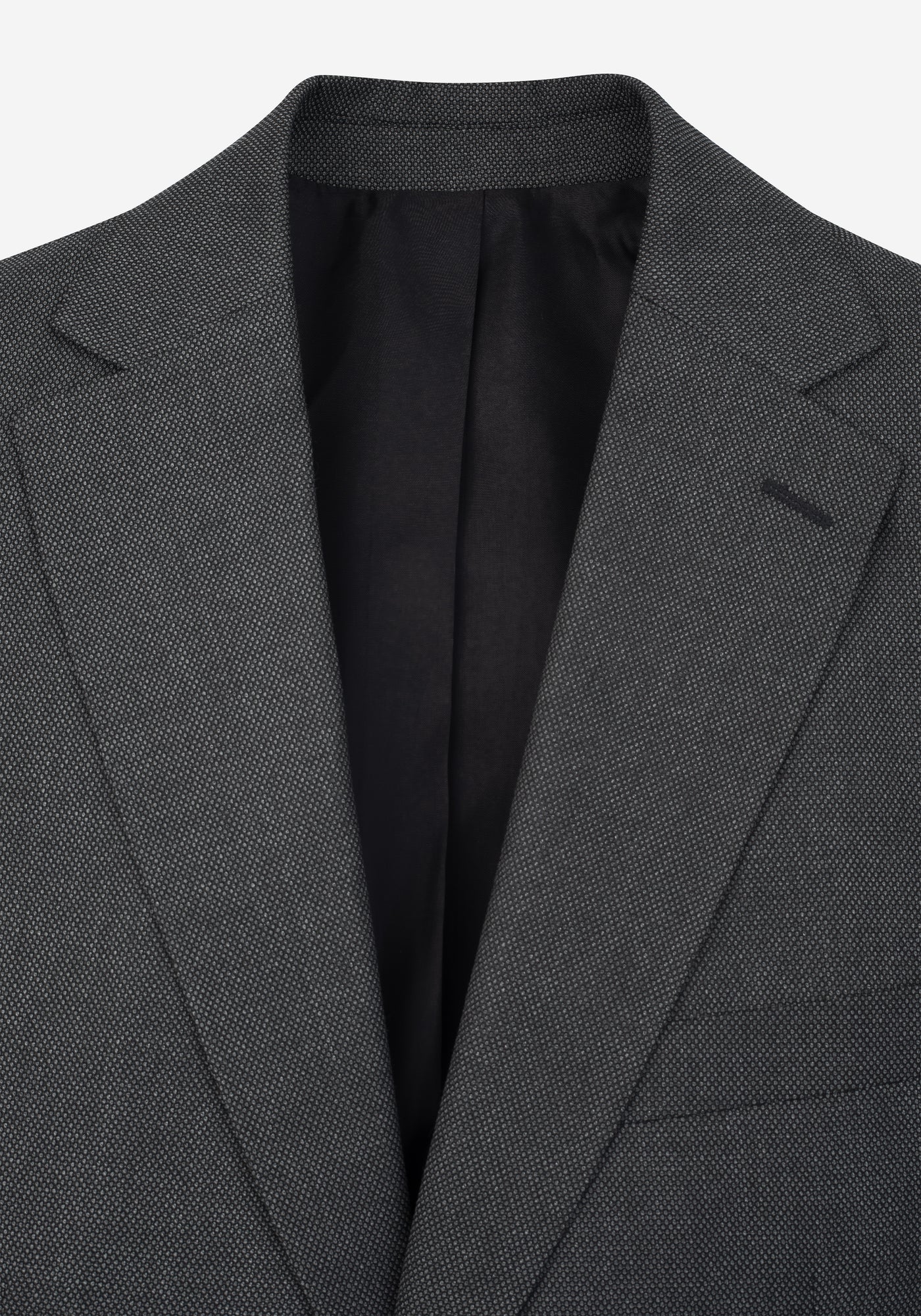 Graphite Grey Dotted Poly Suit