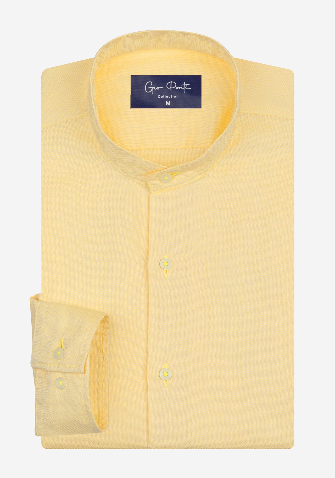 Pastel Yellow Washed Oxford Shirt