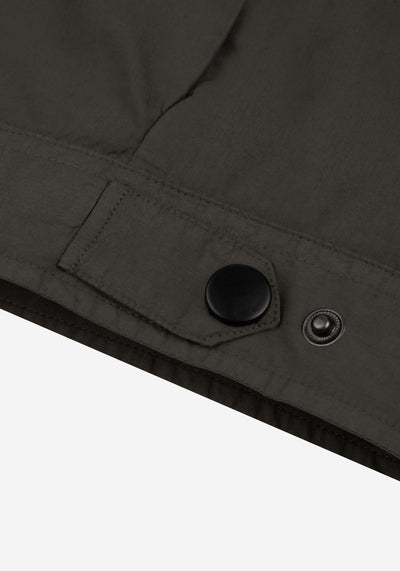 Shadow Olive Paper Touch Overshirt