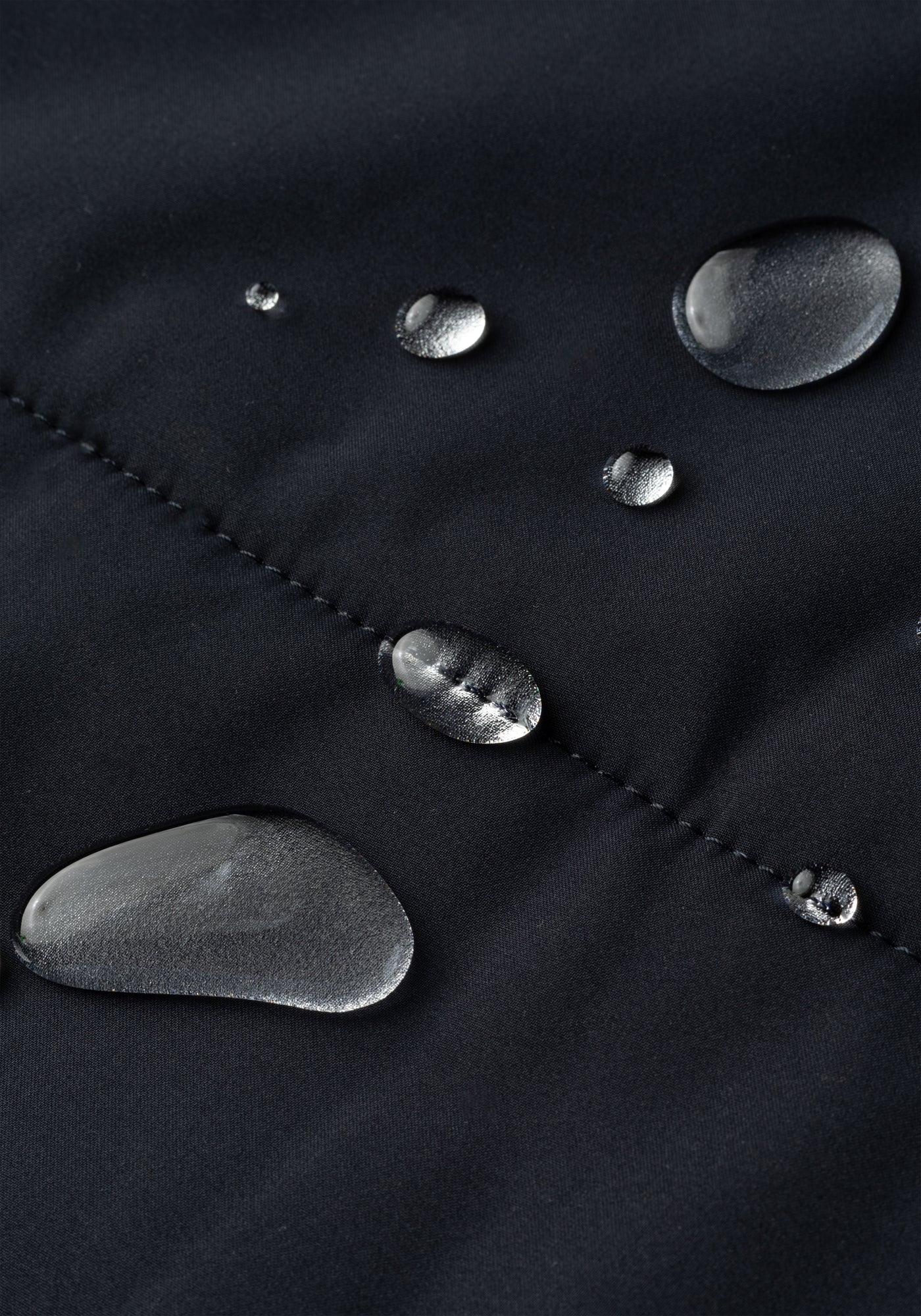 Midnight Navy Block-Tech Puffer Jacket