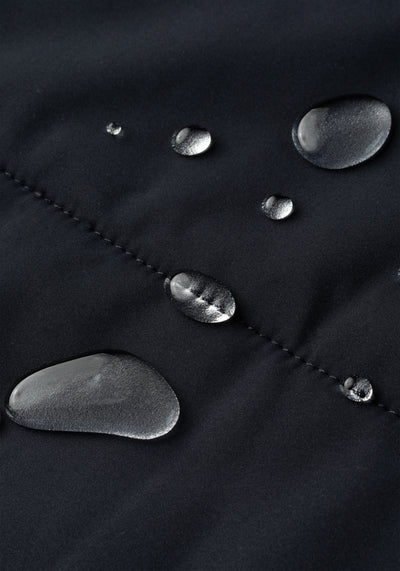 Midnight Navy Block-Tech Puffer Jacket